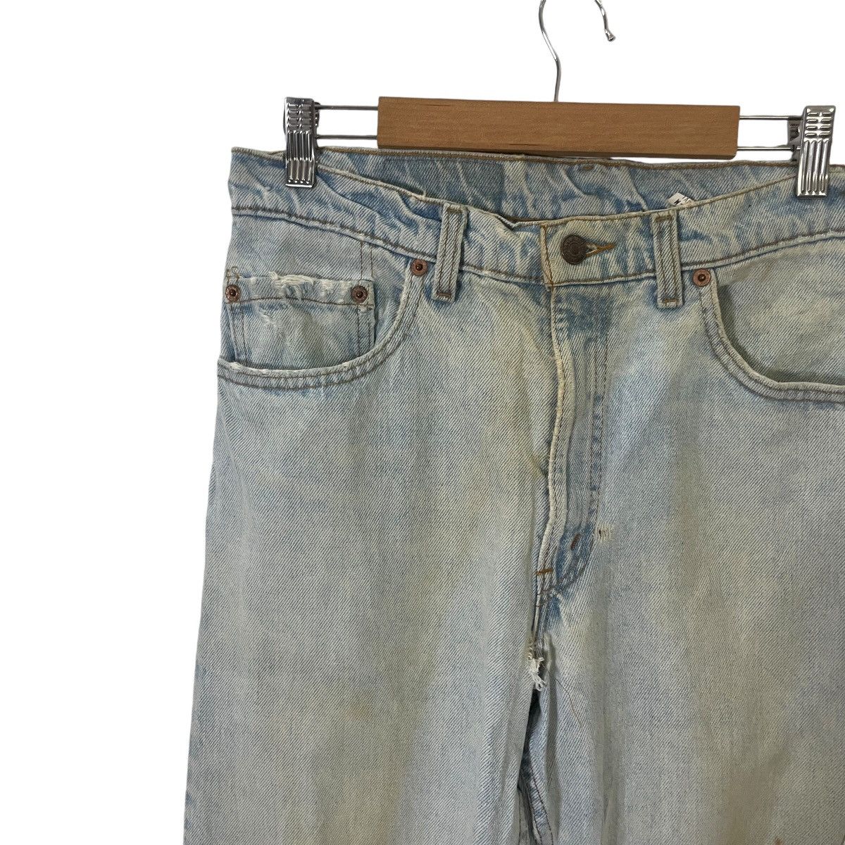 Levi's Vintage 90s Levis Lot550 Distressed Denim Jeans Size US 31 - 3 Thumbnail