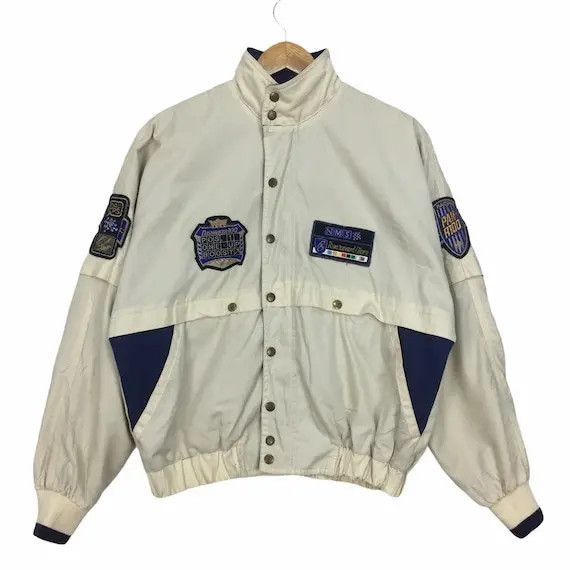 Other Vtg NMS Motorsport Racing Team Jacket Windbreaker Formula 1 Size US L / EU 52-54 / 3 - 7 Thumbnail