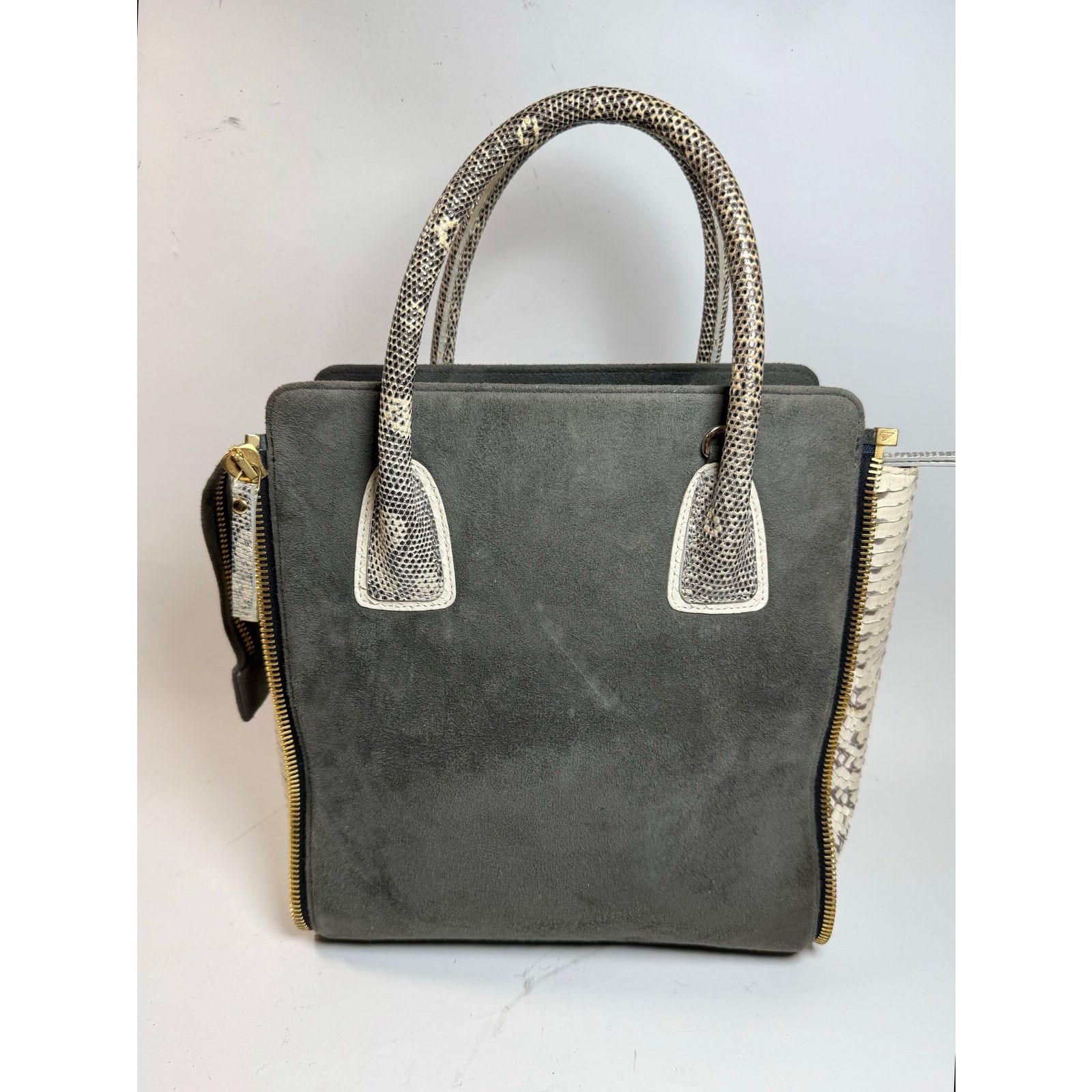 Designer Paige Gamble Ines Ponyhair Bag Python $2400 Size ONE SIZE - 1 Thumbnail