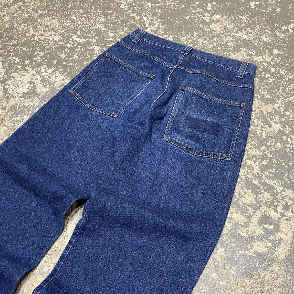JNCO × Rocawear × Vintage Vintage RocaWear Baggy Blue Denim Pants Size US 33 - 11 Thumbnail