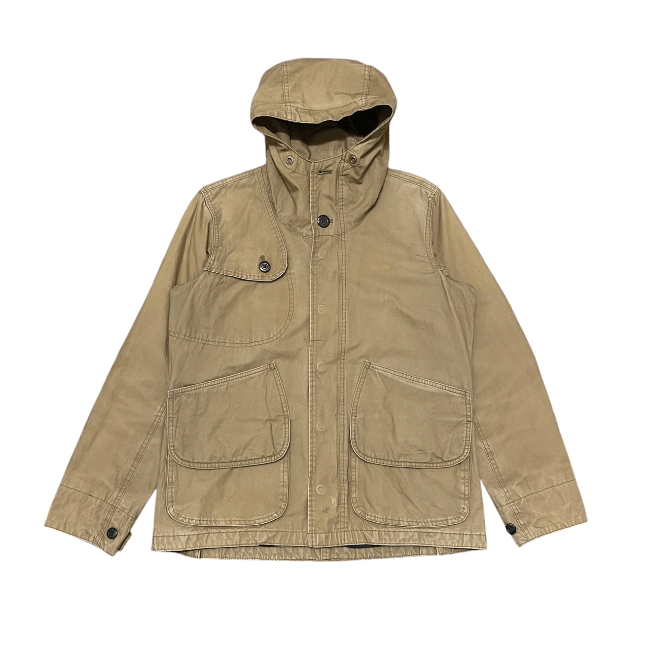 Japanese Brand Vintage Quadro Hooded Jacket Size US M / EU 48-50 / 2 - 1 Thumbnail
