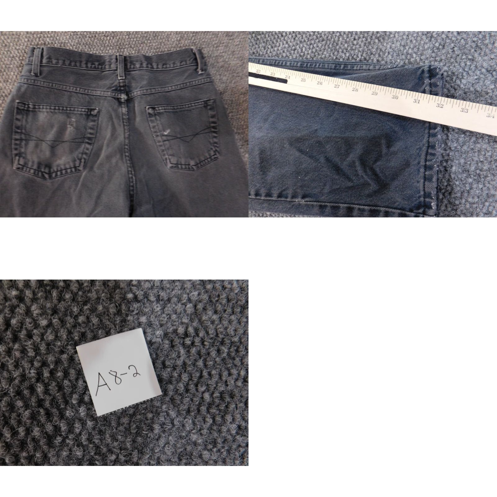 Anchor Blue VINTAGE Anchor Blue Jeans 33x34 Mens Blue Retro loose baggy denim classic Relaxed Straight 90s Mens Size US 33 - 8 Thumbnail