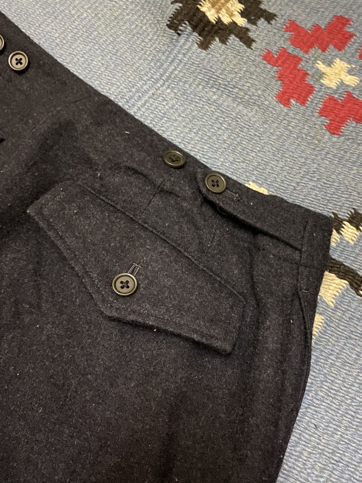 Margaret Howell MHL Japan Exclusive Wool Baggy Cargo Parachute Style Size US 30 / EU 46 - 10 Thumbnail