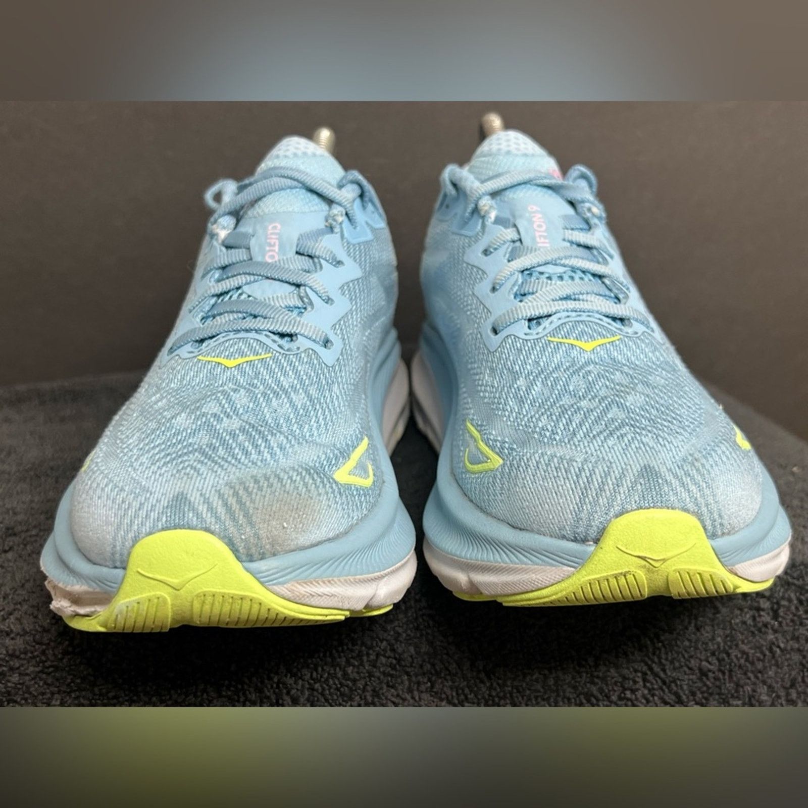 Hoka Hoka One One Womens Clifton 9 Blue Running Shoes Size 7.5 B Size US 7.5 / IT 37.5 - 5 Thumbnail