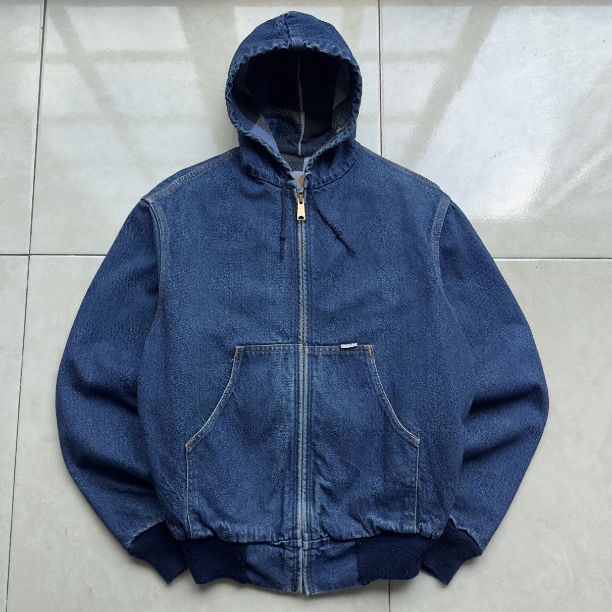 Carhartt 80’s Carhartt Active Denim Jacket JF858 Size US S / EU 44-46 / 1 - 1 Thumbnail