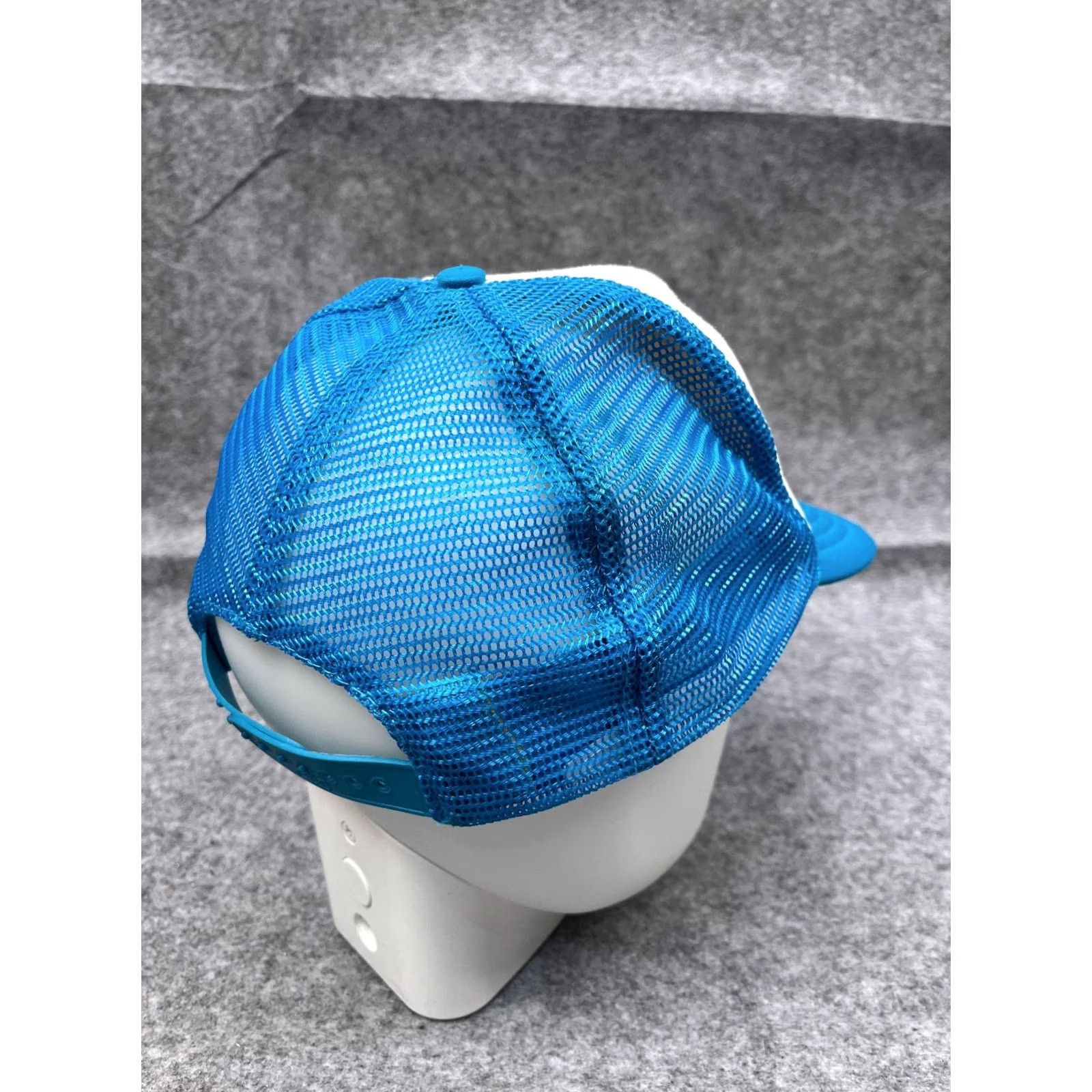 Vintage VINTAGE JDL Construction Hat Cap Blue Poly Rope 90s Trucker Adult One Size Size ONE SIZE - 7 Thumbnail