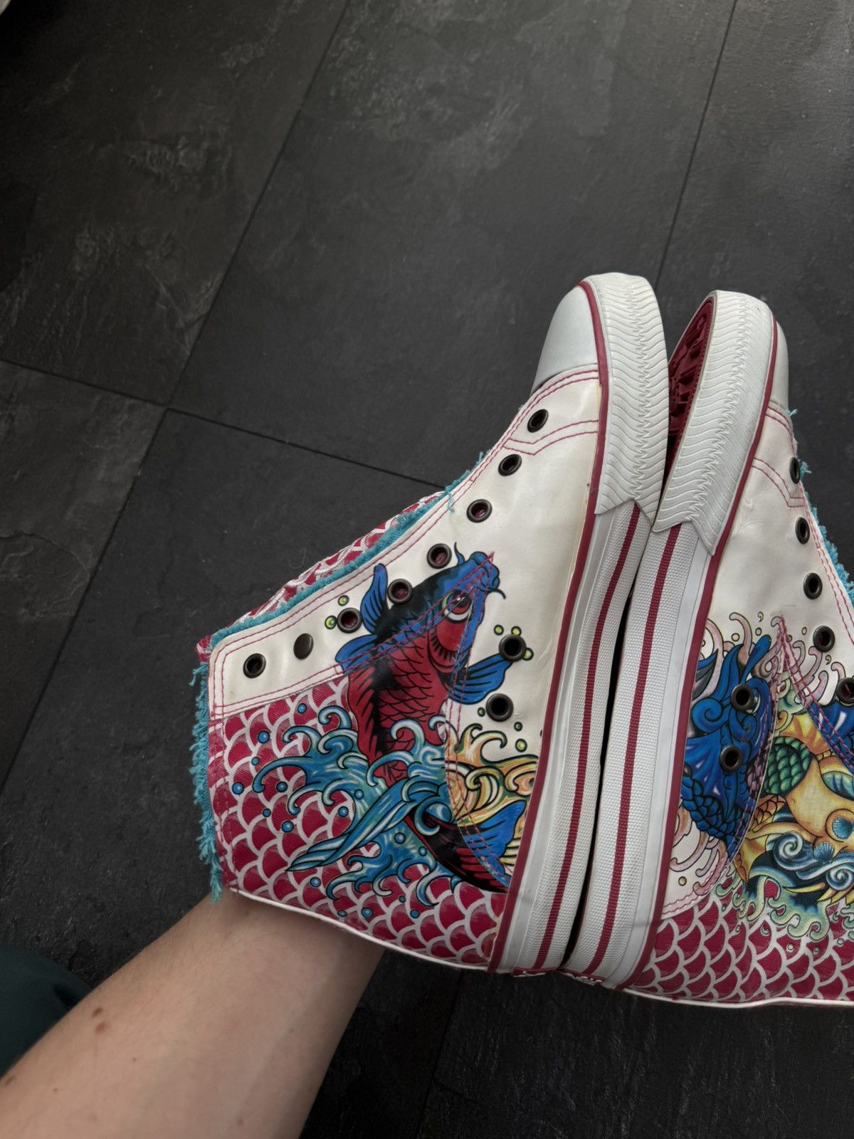 Christian Audigier × Ed Hardy × Vintage Ed hardy vintage Y2K sneakers streetwear style Size US 8 / EU 41 - 11 Thumbnail