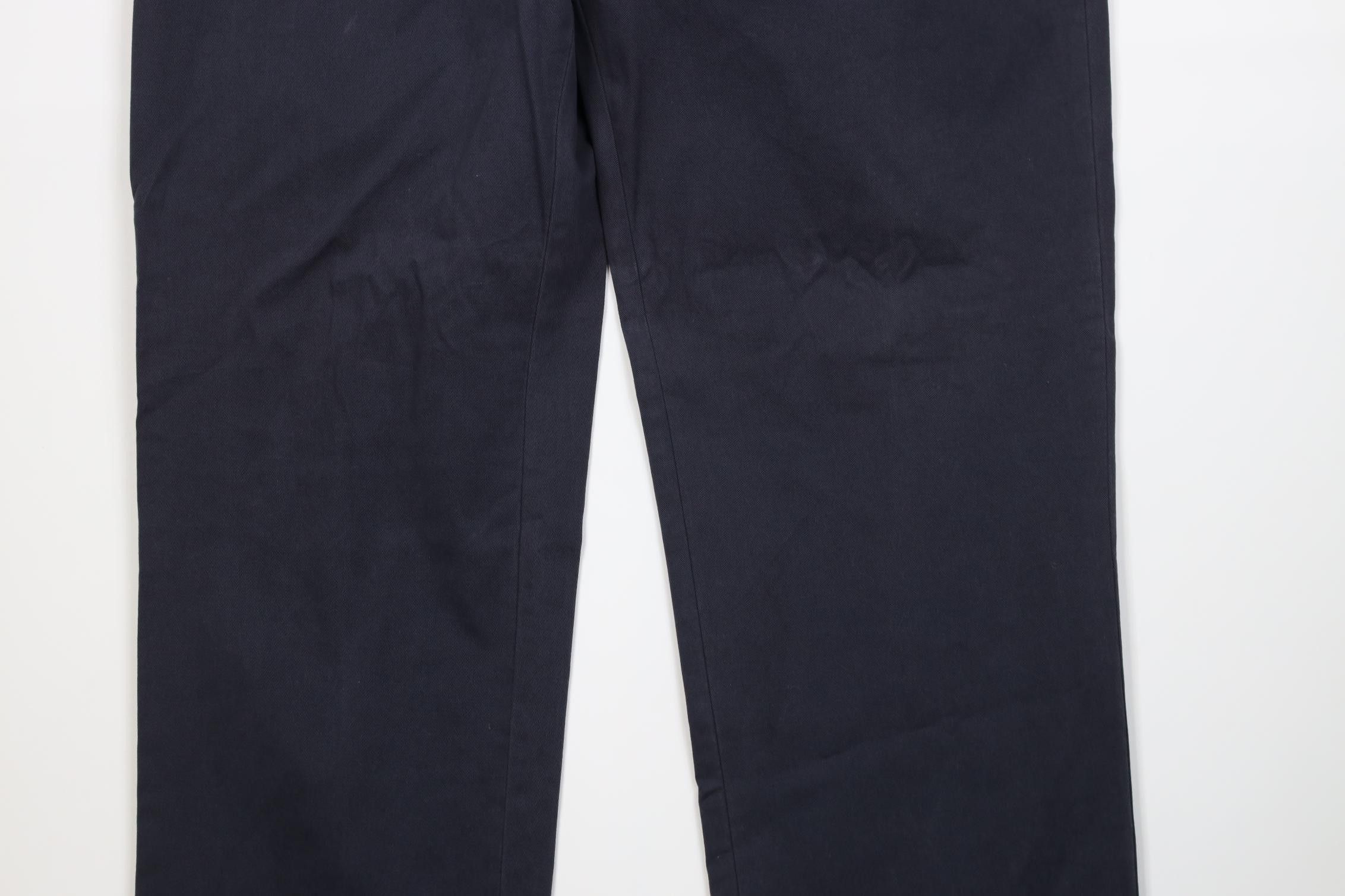 Polo Ralph Lauren Vintage 90s Ralph Lauren Wide Leg Chino Pants Cotton Blue Size US 38 / EU 54 - 3 Thumbnail