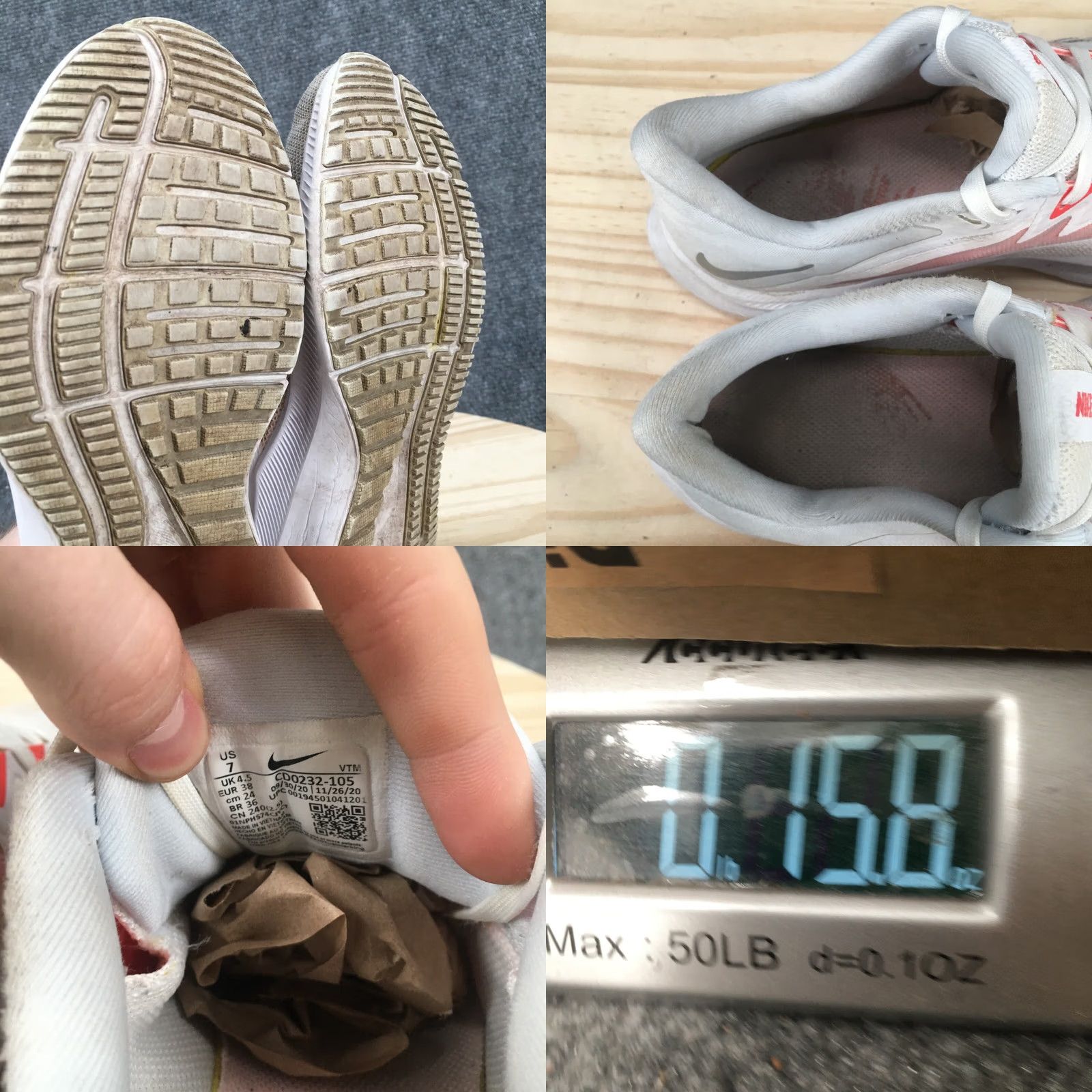 Nike Nike Quest 3 Running Sneakers Women's White Lace Up Low Top CD0232-105 Shoes Size M / US 6-8 / IT 42-44 - 9 Thumbnail