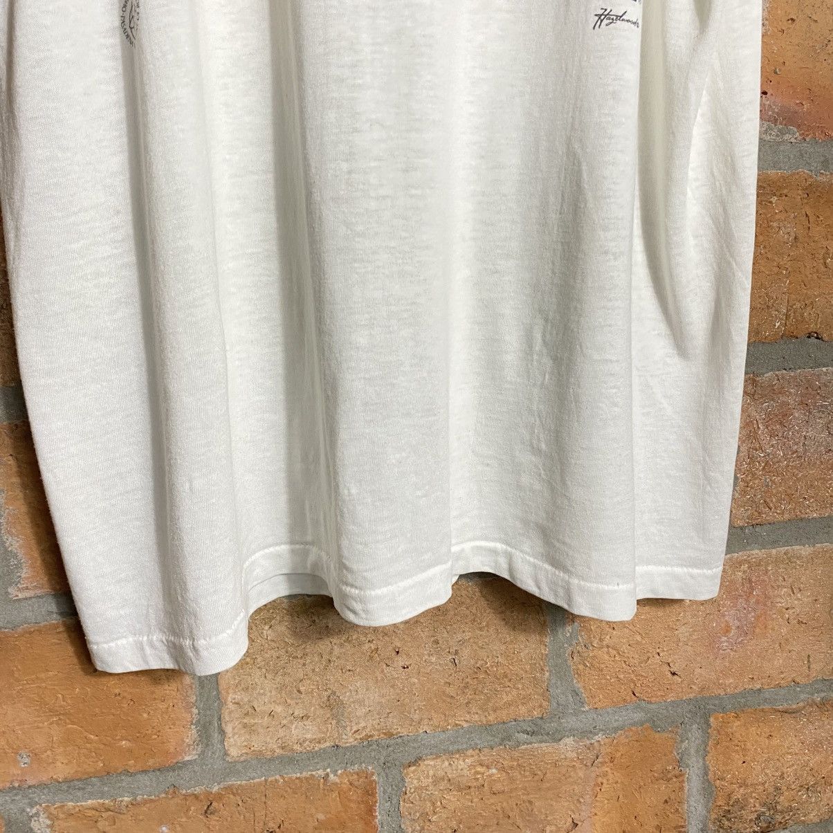 Haze HAZE LWOOD Premo White Logo Print Crew Neck Tee Size US XL / EU 56 / 4 - 5 Thumbnail