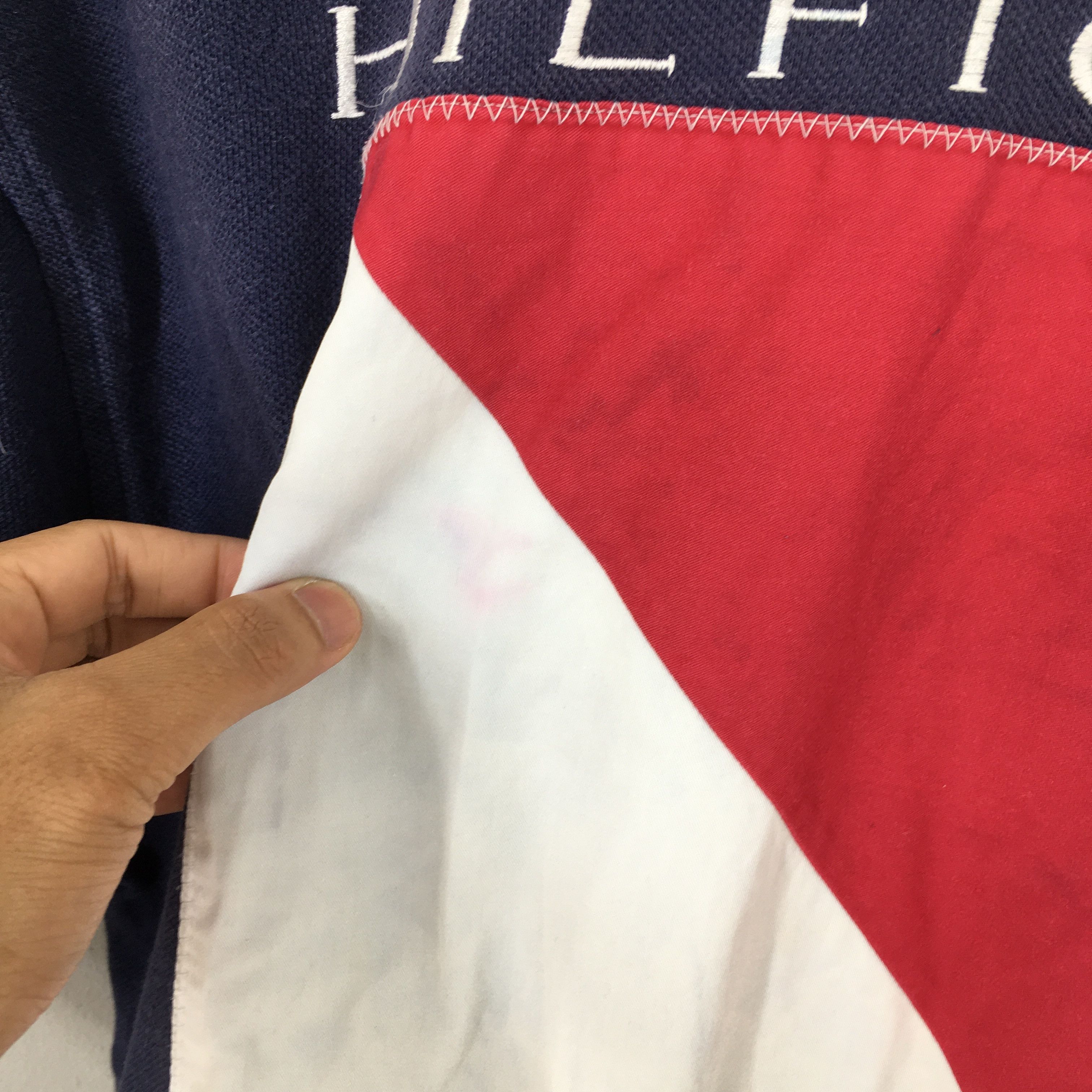 Tommy Hilfiger × Vintage Vintage 90's Tommy Hilfiger Sailing Gear Polo Shirt Medium Size US M / EU 48-50 / 2 - 10 Thumbnail