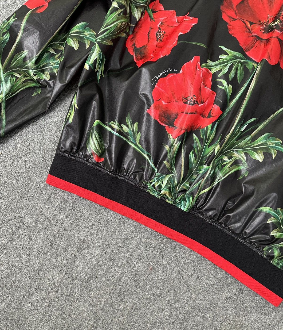 Dolce & Gabbana Dolce & Gabbana - Poppy Floral Print - Bomber Jacket Size US L / EU 52-54 / 3 - 16 Thumbnail