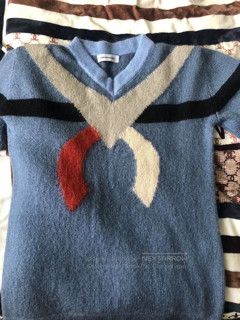 Kiko Kostadinov Kiko Kostadinov 20FW Nolan Jumper Sweater, Blue Size US S / EU 44-46 / 1 - 2 Thumbnail
