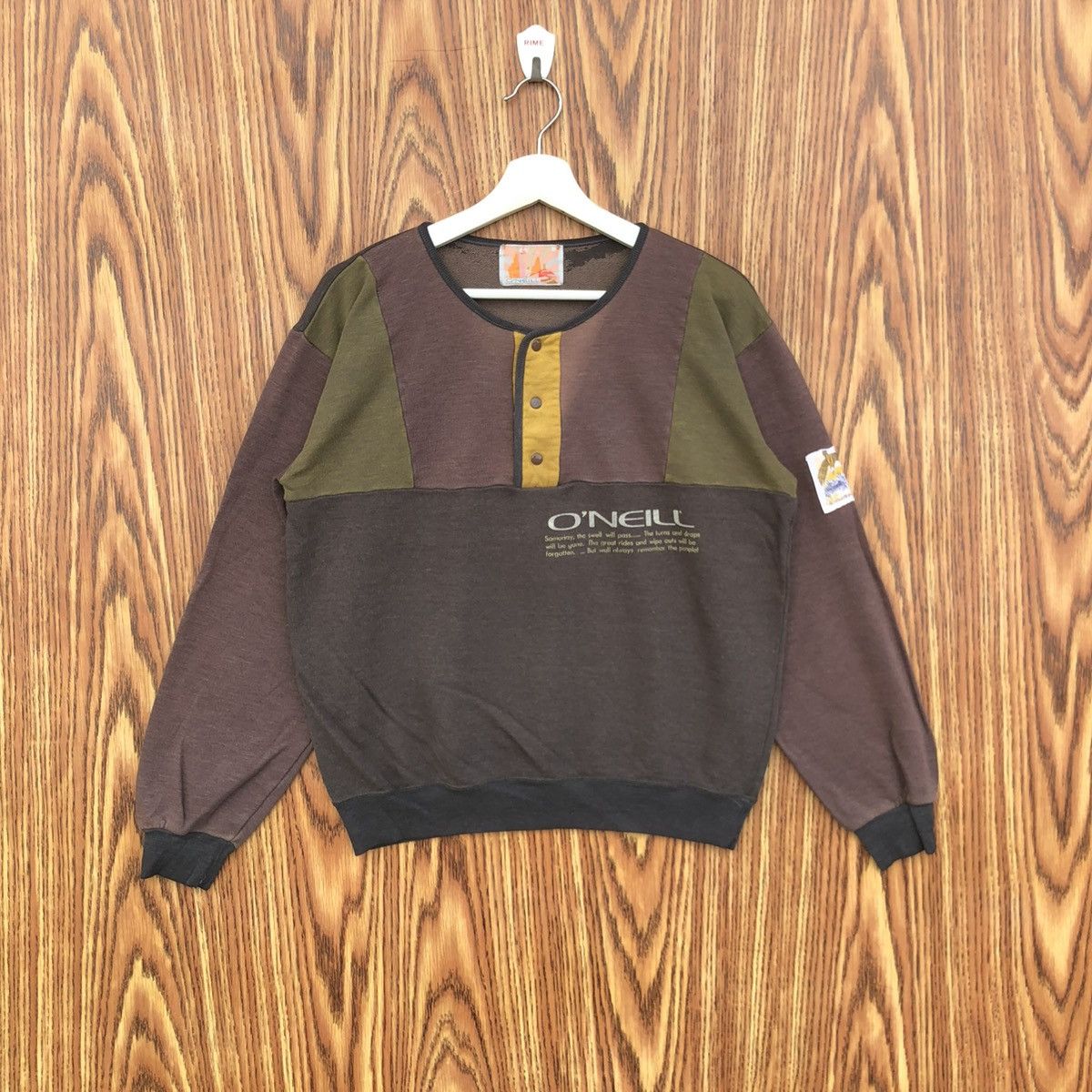 O'Neill Vintage O’neill Surfing California Snap Button Sweatshirt Size US M / EU 48-50 / 2 - 1 Thumbnail