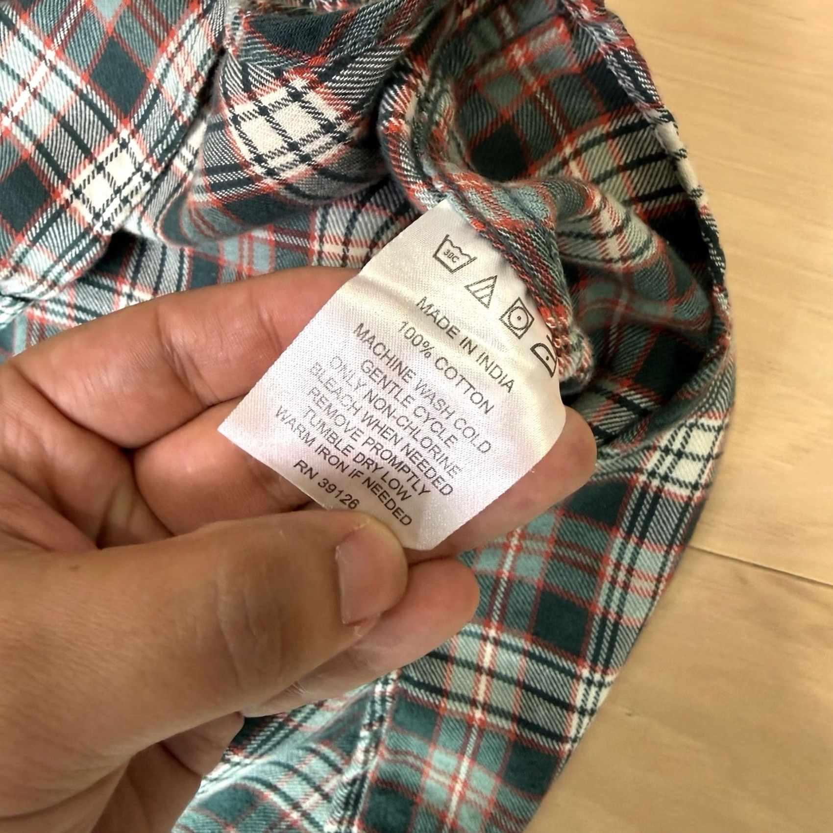 Filson Filson Scout Shirt 2XL Green Multicolor Cotton Flannel Workwear Mens Size US XXL / EU 58 / 5 - 7 Thumbnail