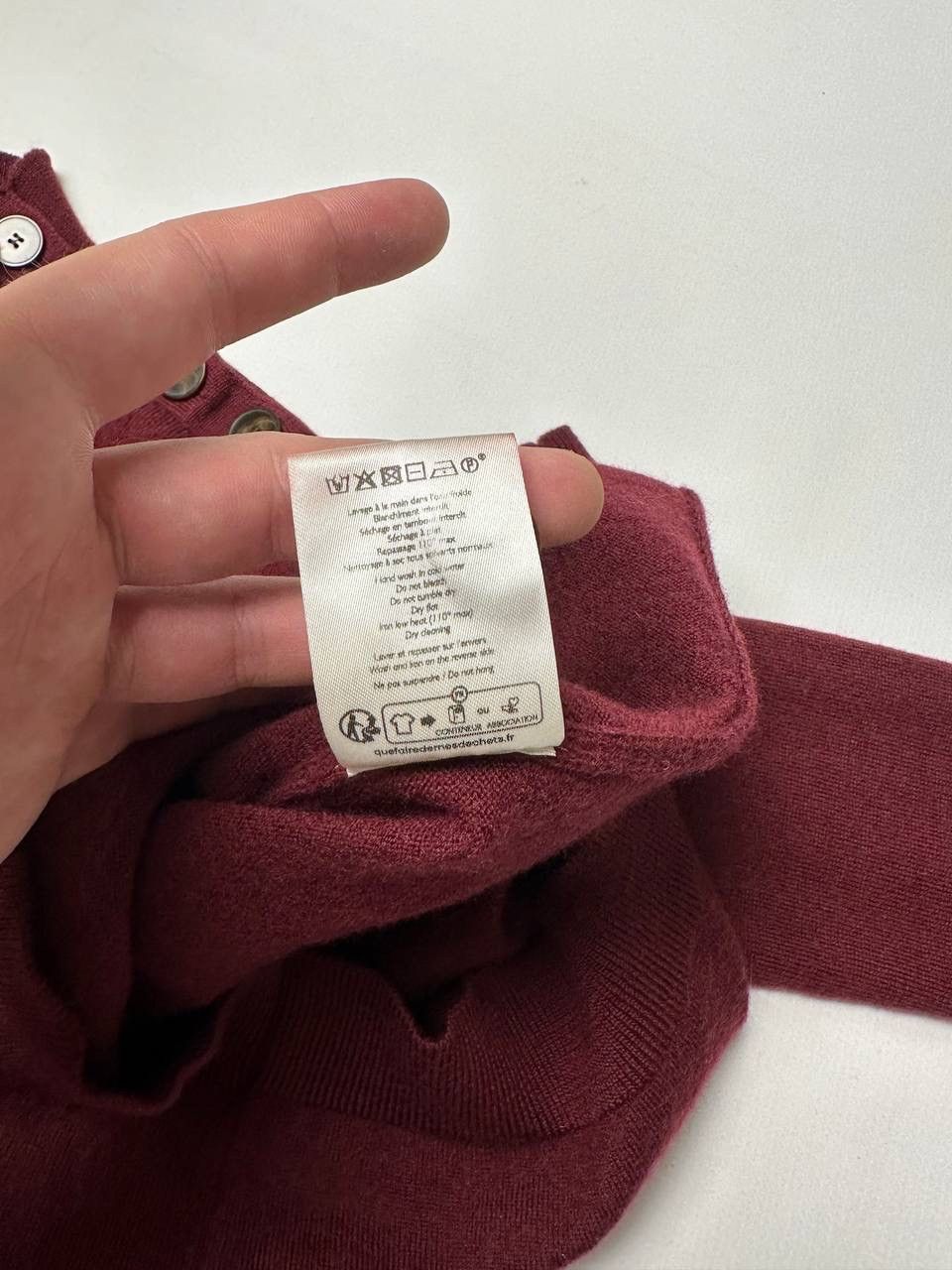 Sezane Sezane Italy Design Mock Neck Sweater Cherry Size XS / US 0-2 / IT 36-38 - 6 Thumbnail