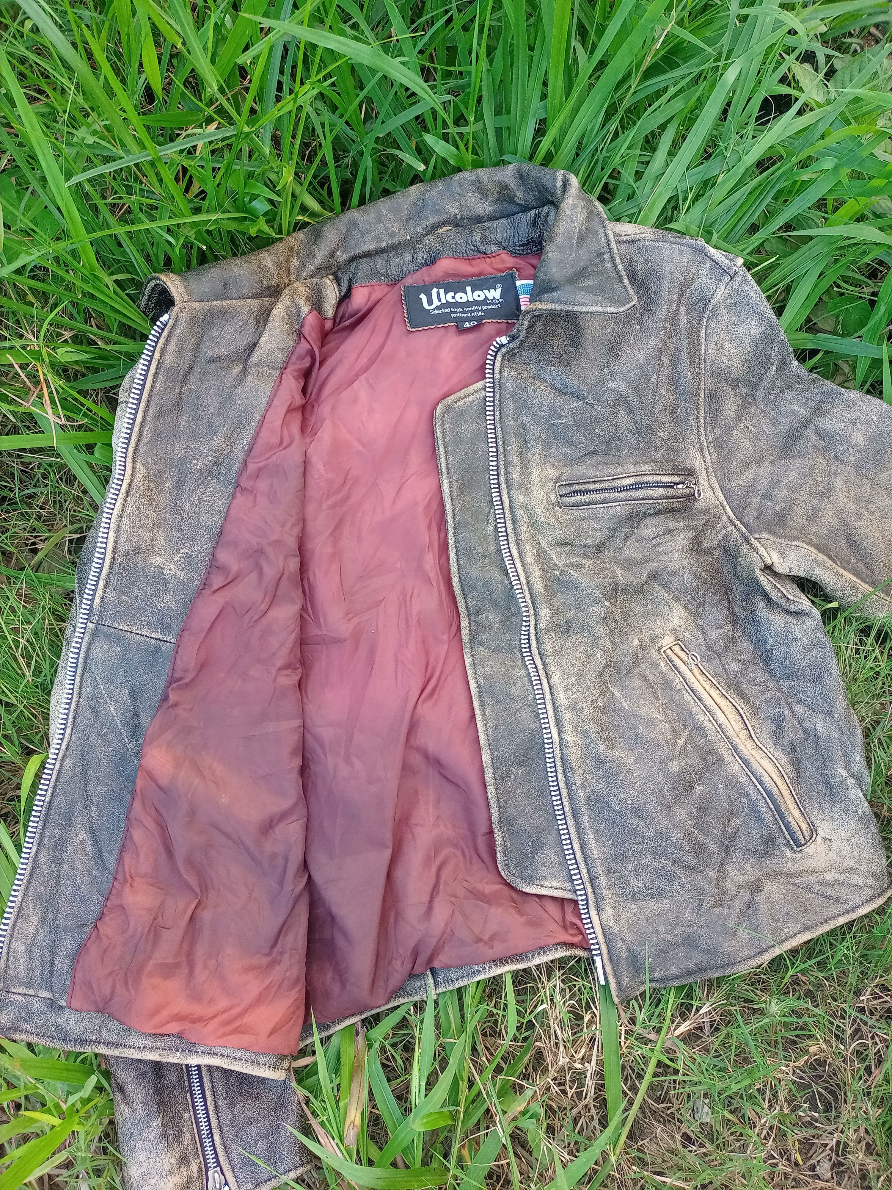 Genuine Leather × Leather Accept Binding offer 🔥Ulcolow Leather Jacket Size US S / EU 44-46 / 1 - 8 Thumbnail