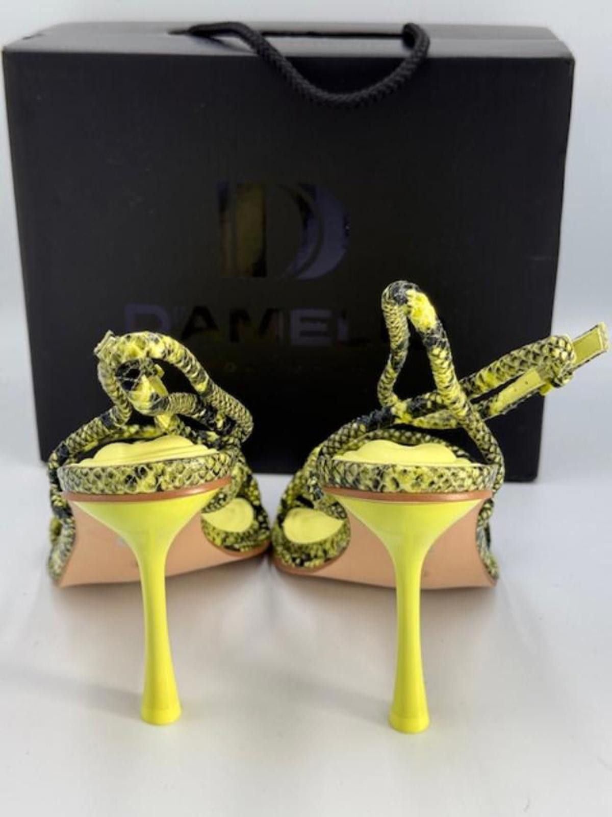 Other D'Amelio - 'Dalilah' Strappy Heels -Limeaid faux python 7.5 Size US 7.5 / IT 37.5 - 4 Thumbnail