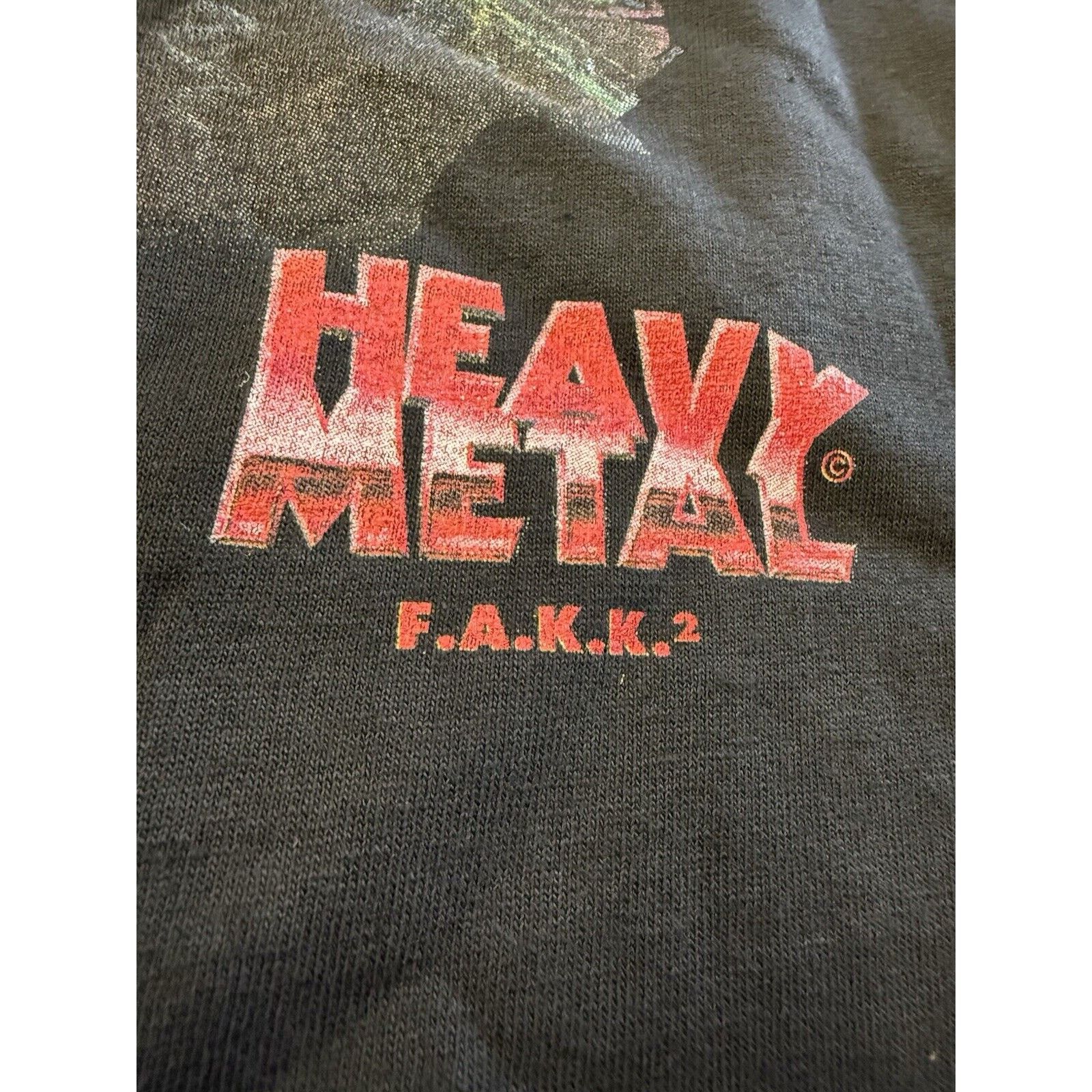 Vintage Vintage Heavy Metal FAKK 2 T-Shirt Eye-Dye Tag Mens XL Size US XL / EU 56 / 4 - 2 Thumbnail