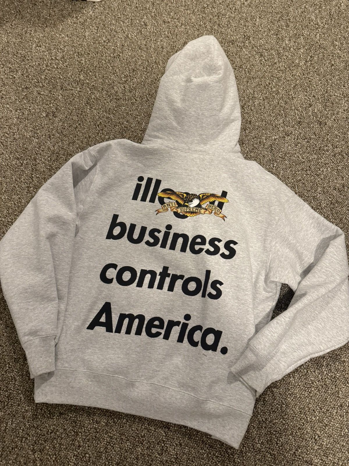 Supreme Illegal Business Hoodie | Grailed