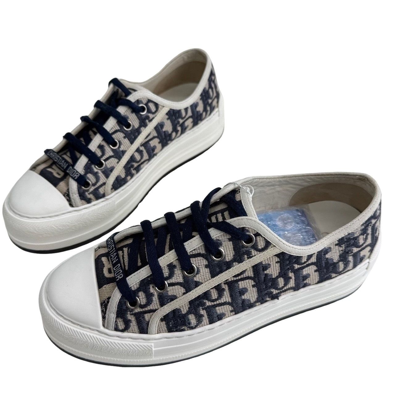 Dior Dior Oblique Low-Top Sneakers Size 38.5 Size US 8.5 / IT 38.5 - 1 Thumbnail