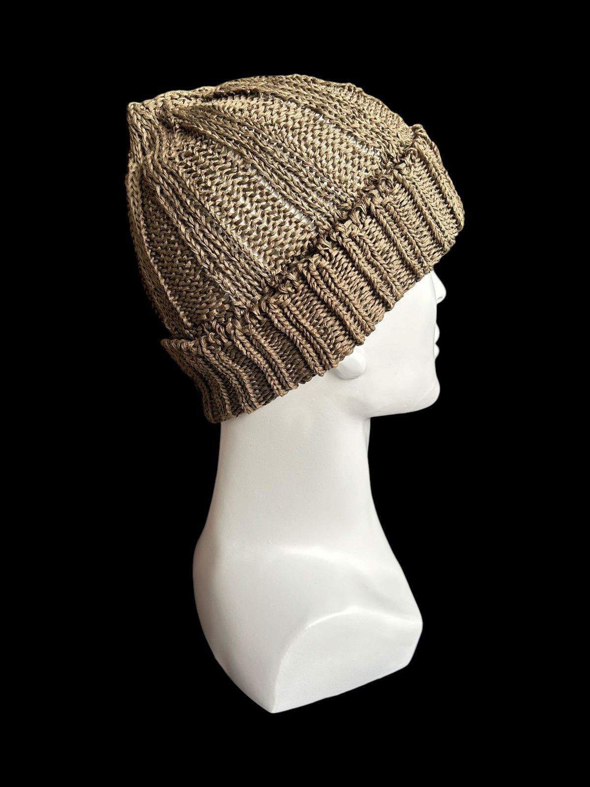 Japanese Brand × Kapital × Vintage Made in Japan Beams Crochet Knitted Beanie Hats🎌 Size ONE SIZE - 1 Thumbnail