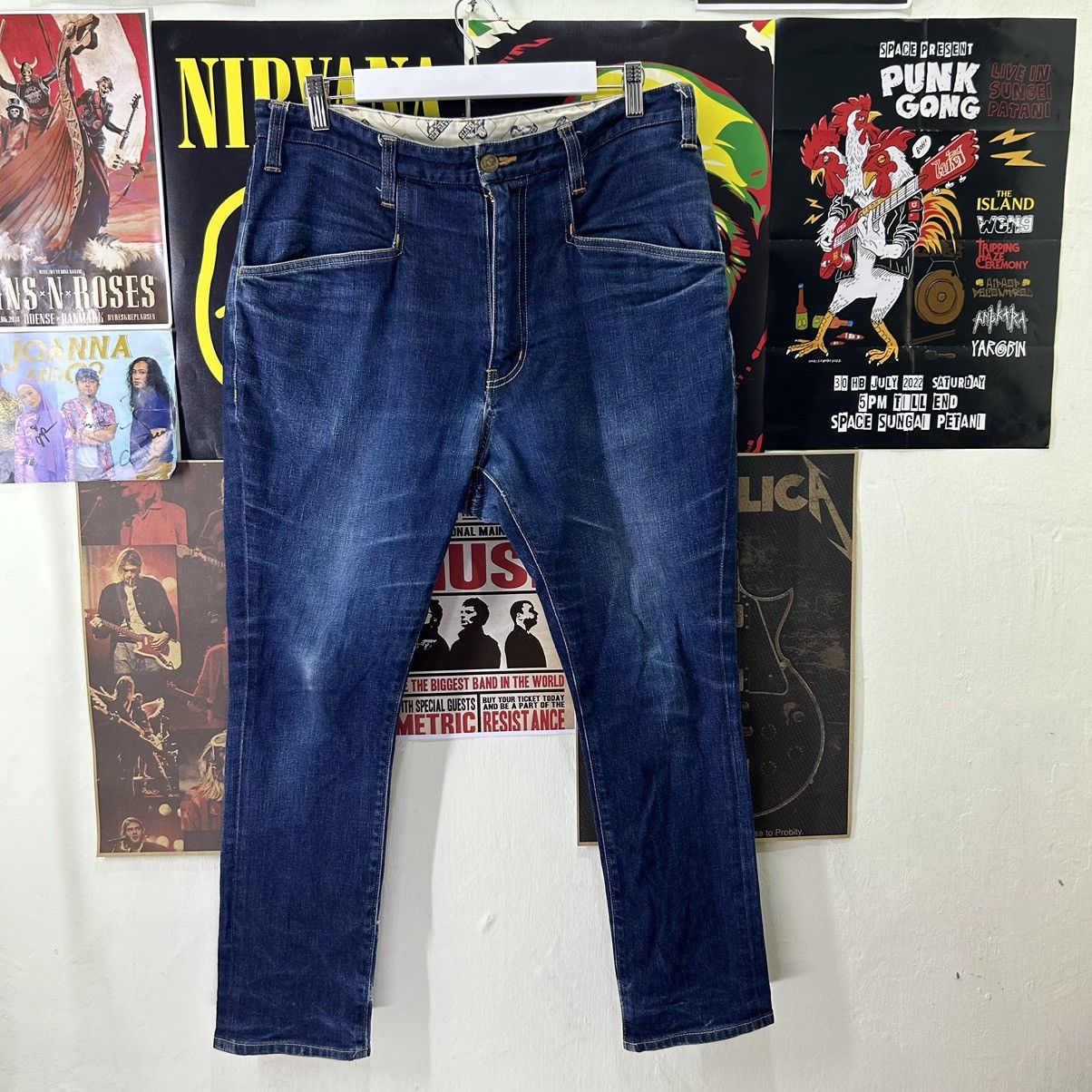 廃盤 BEN DAVIS GORILLA CUT DENIM W38 Ben Davis Denim Gorilla Cut Pants