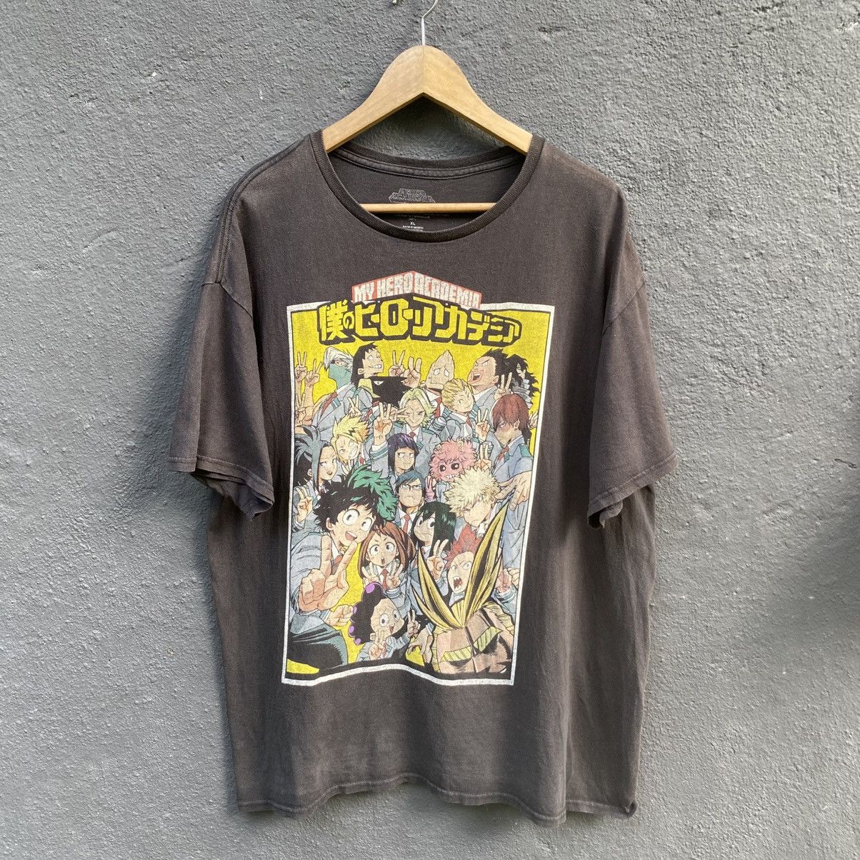 Anime Thrashed Faded My Hero Academia Anime Tee Size US XL / EU 56 / 4 - 1 Thumbnail