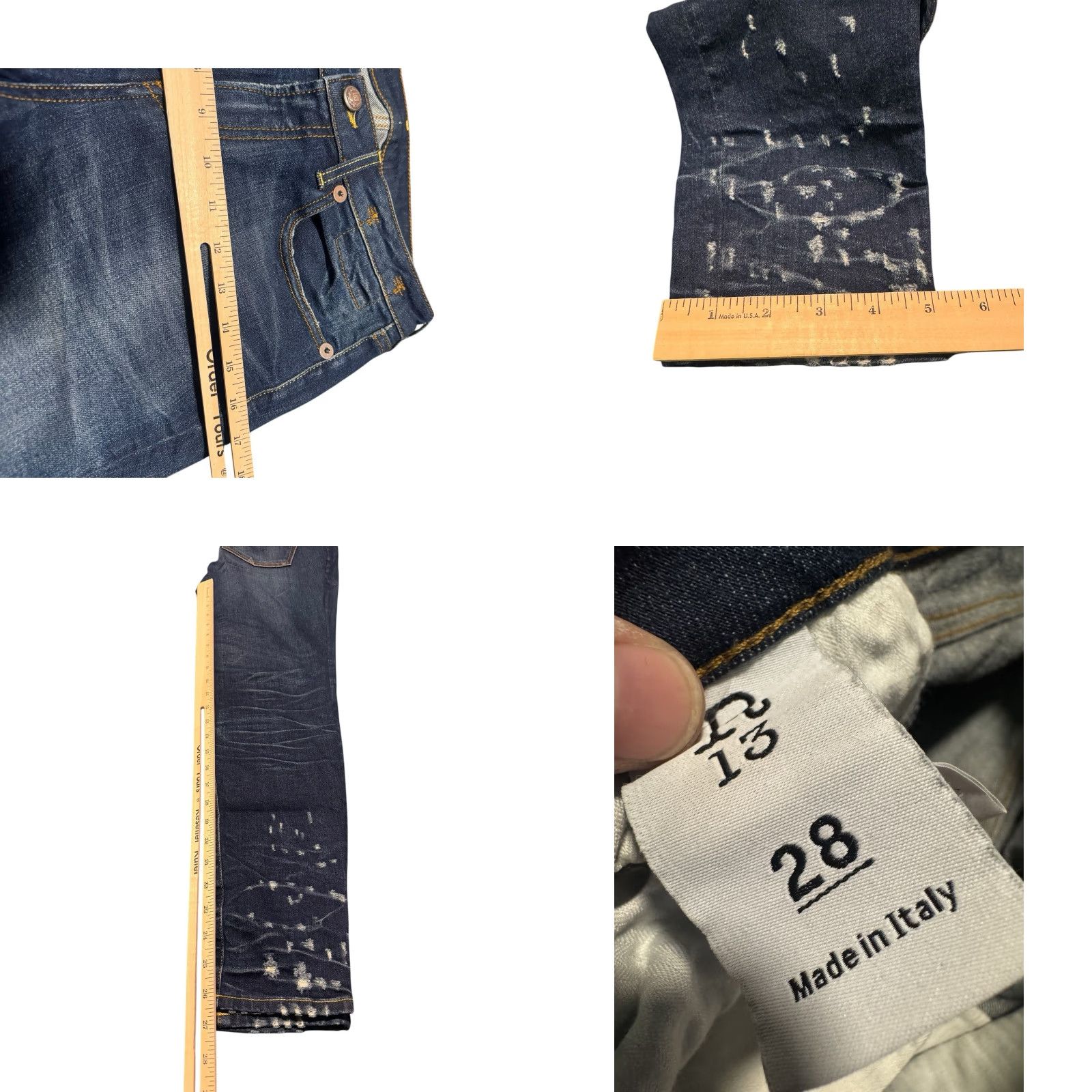 R13 VINTAGE? No. Size 28" / US 6 / IT 42 - 10 Thumbnail