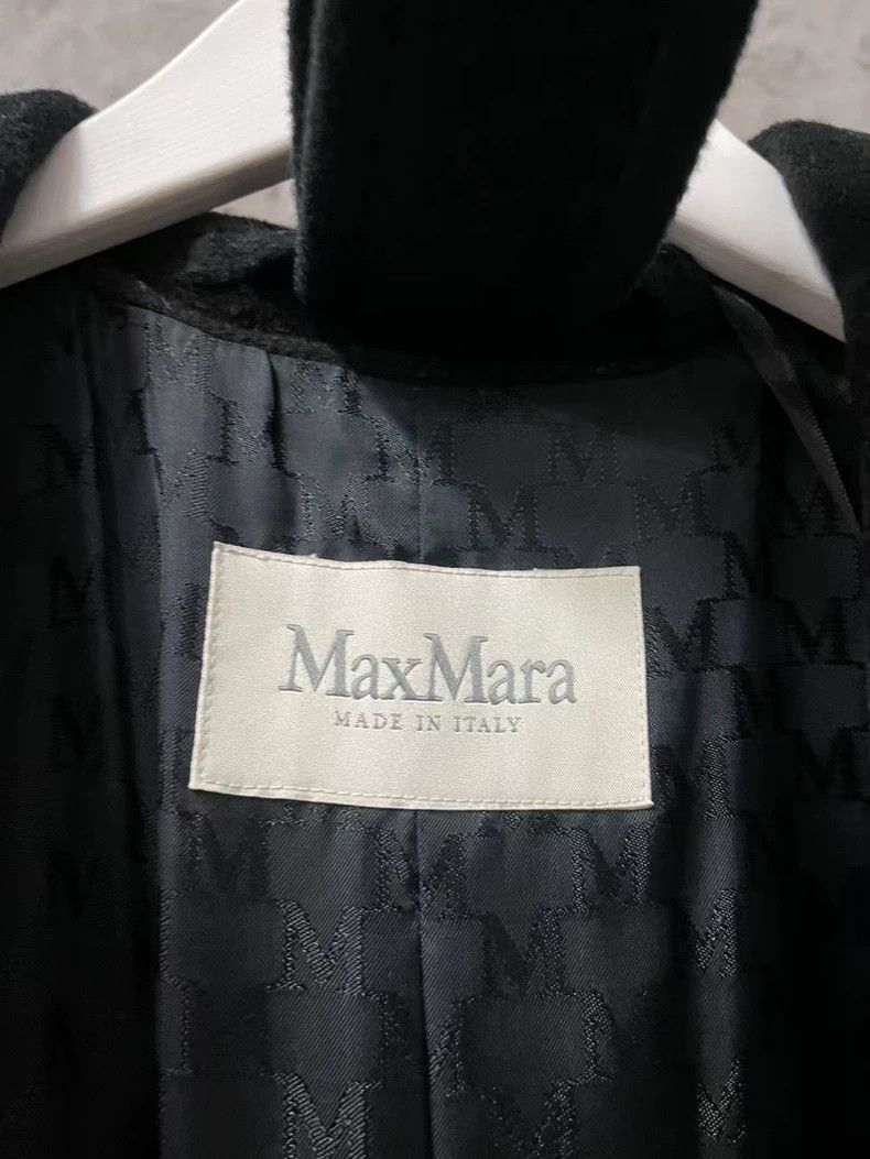 Missing Since Thursday MaxMara 101801 Black Wool Coat-2508 Size US M / EU 48-50 / 2 - 7 Thumbnail