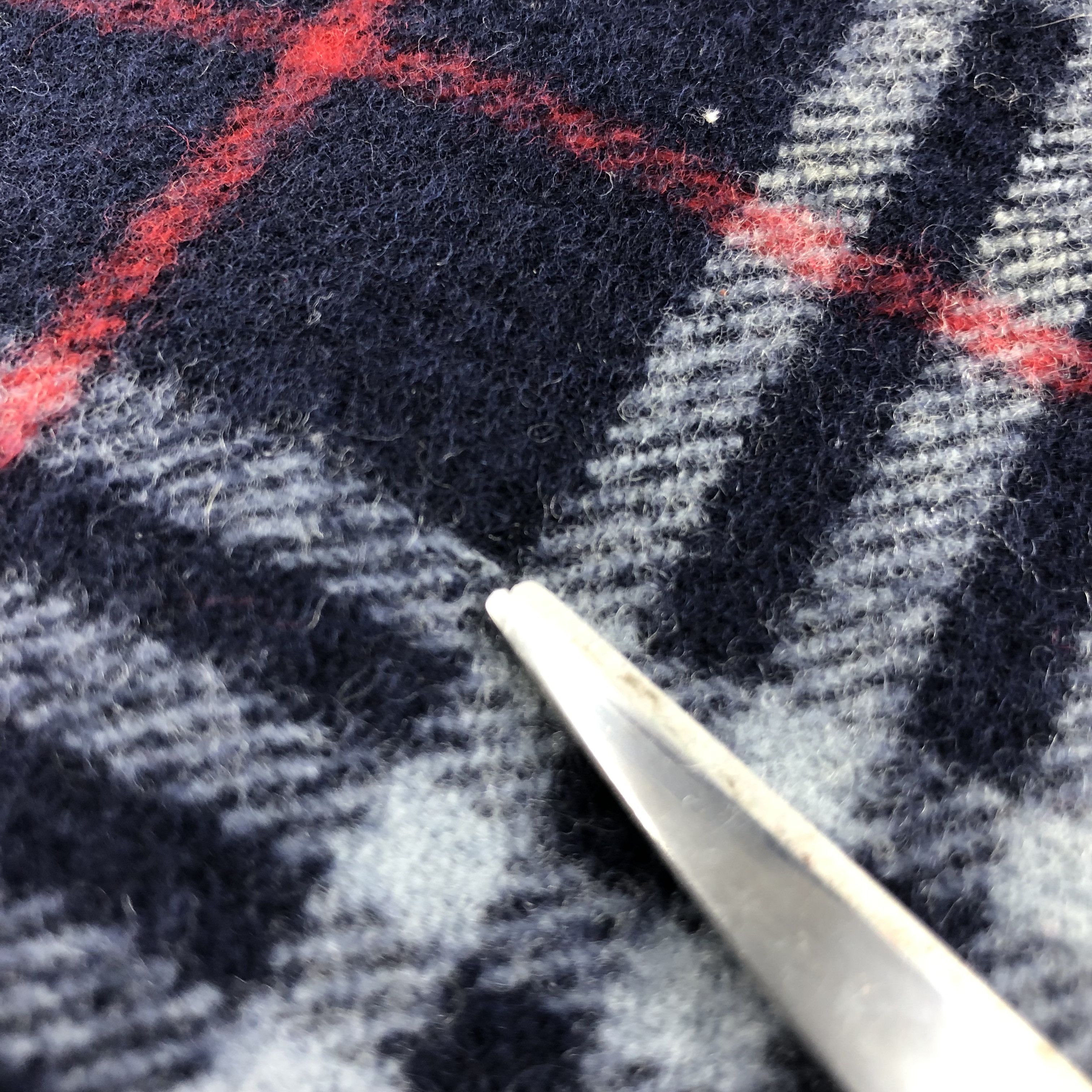 Burberry Burberrys Nova Check Blue Wool Scarf Muffler V900 Size ONE SIZE - 15 Thumbnail