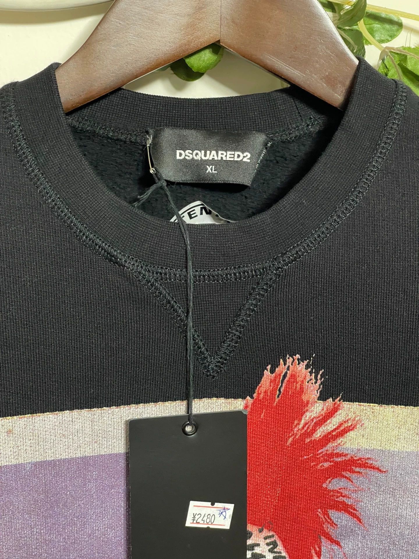 Dsquared2 Dsquared2 D2 Oversized 100% Cotton XL Sweatshirt NWT Size US XL / EU 56 / 4 - 4 Thumbnail