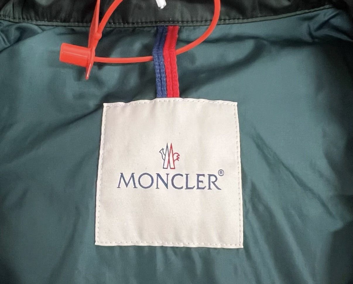 Moncler Green Stand-Collar Down Jacket