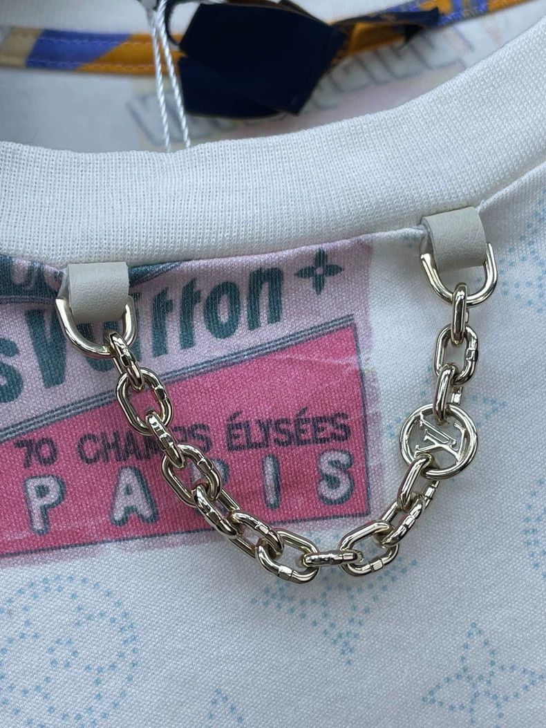 Louis Vuitton Louis Vuitton Color Seal Pattern Chain Short Sleeve Size XS / US 0-2 / IT 36-38 - 4 Thumbnail