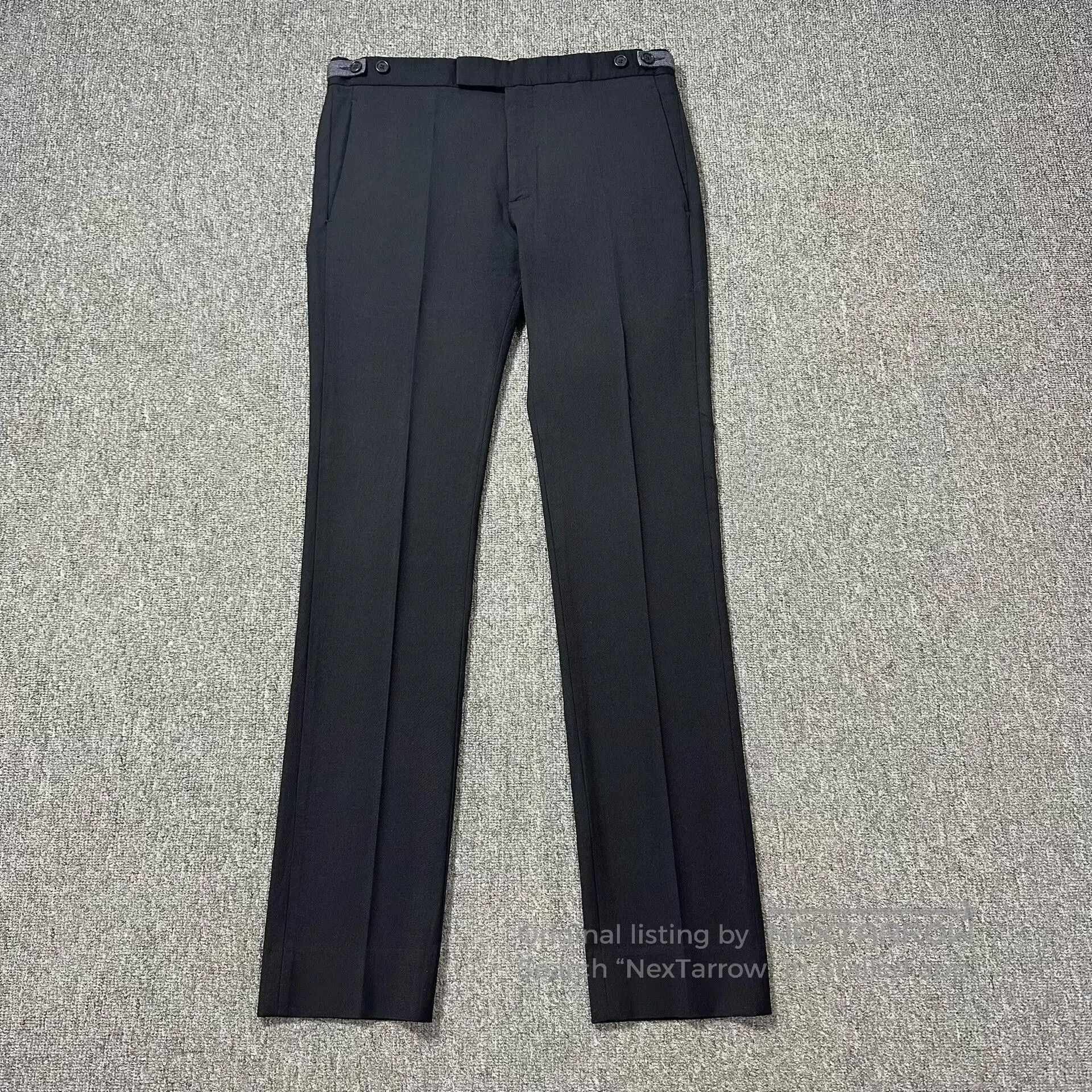 Dior Dior Homme Wool Side-Adjuster Trousers. Size US 30 / EU 46 - 1 Thumbnail
