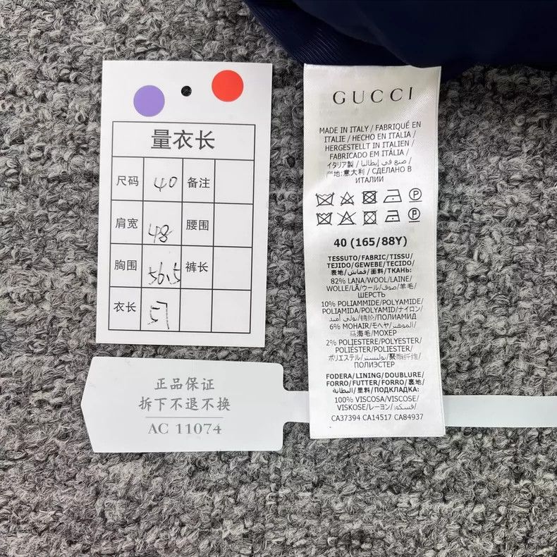 Gucci Gucci Red tweed woven suit jacket Size US XXS / EU 40 - 7 Thumbnail