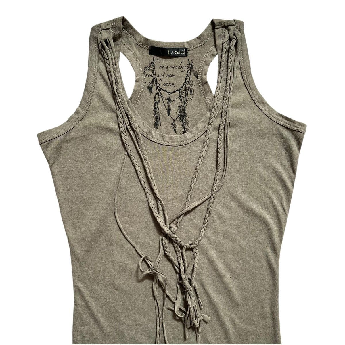 GOA 📢SENDOFFER📢Japanese Lead Necklace Style Tank Top Size S / US 4 / IT 40 - 2 Thumbnail