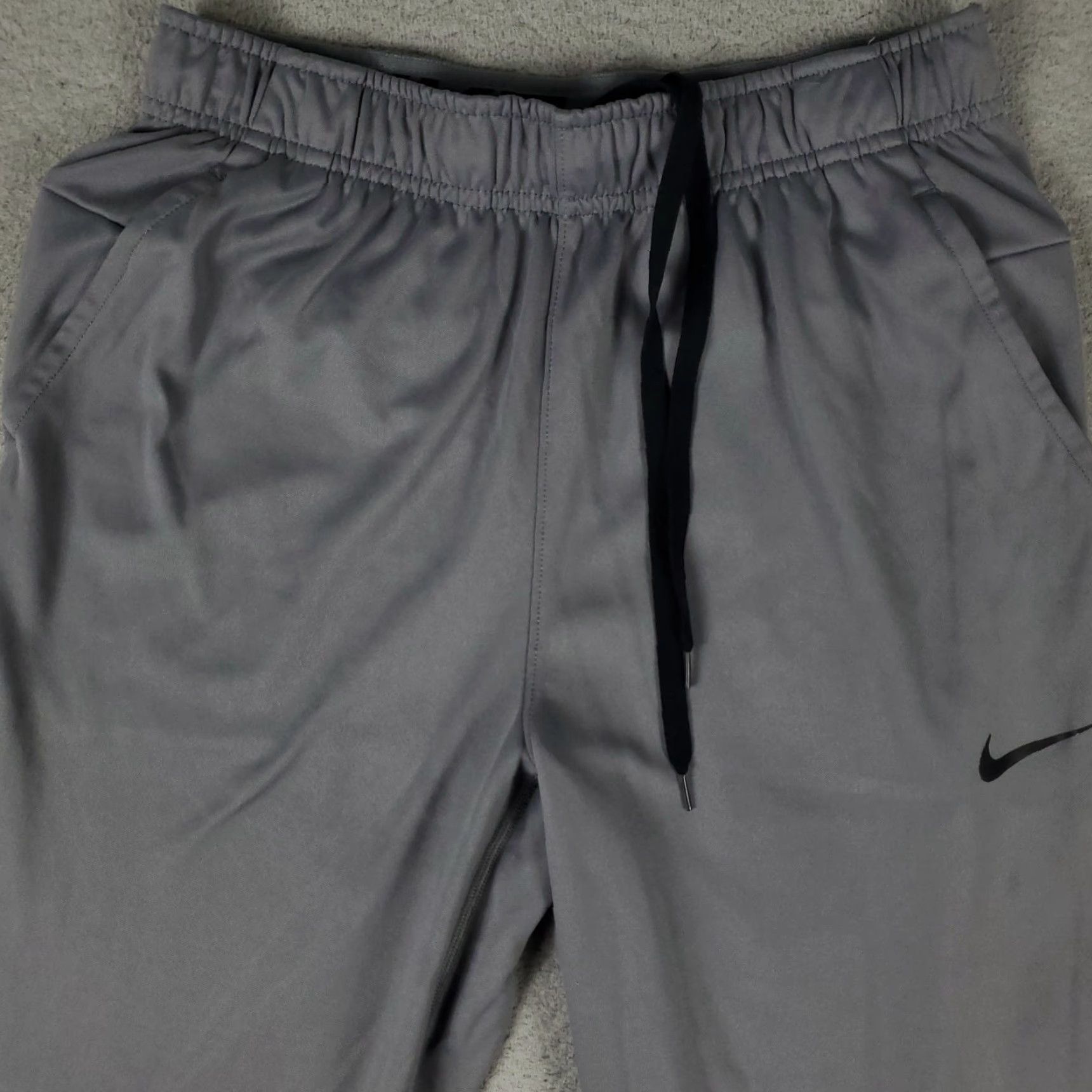 Nike Nike Pants Mens Small Gray Lightweight Ankle Zip Sweatpants Sweatpants Regular Pockets Modern Sports 90s? Size US 29 - 2 Thumbnail
