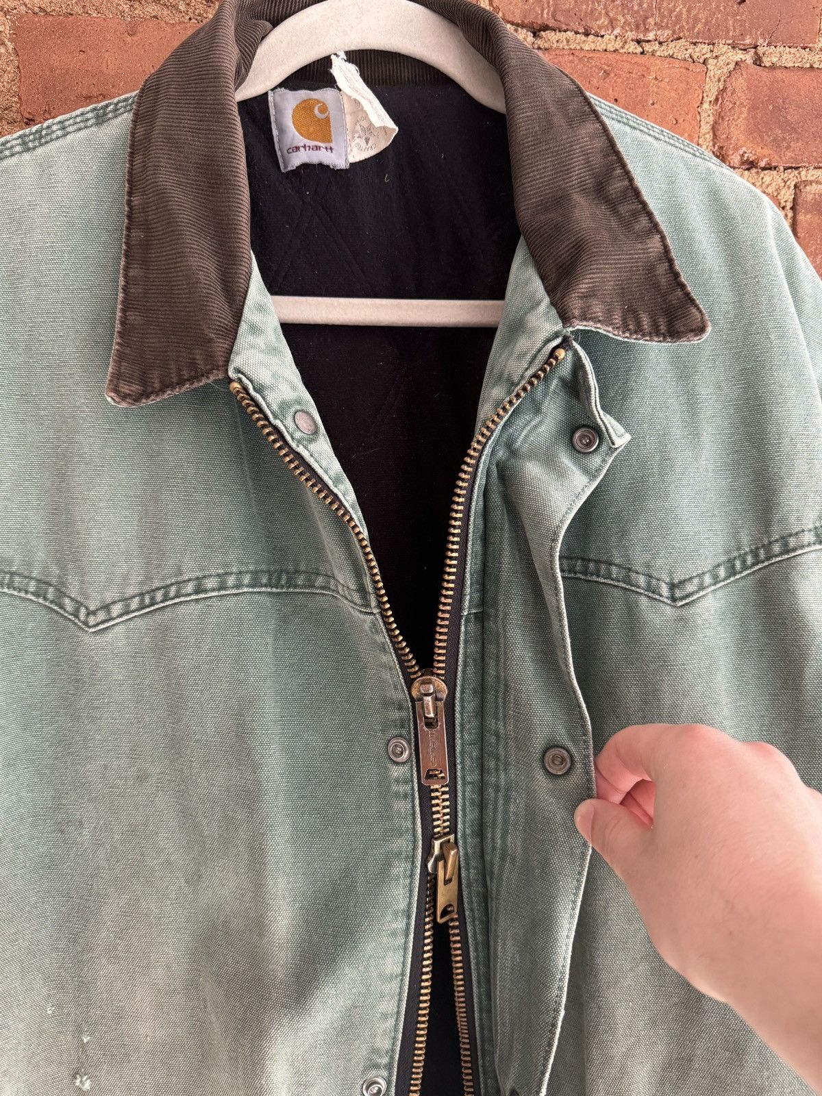 Carhartt Carhartt Green Faded Thrashed Size US XL / EU 56 / 4 - 2 Thumbnail