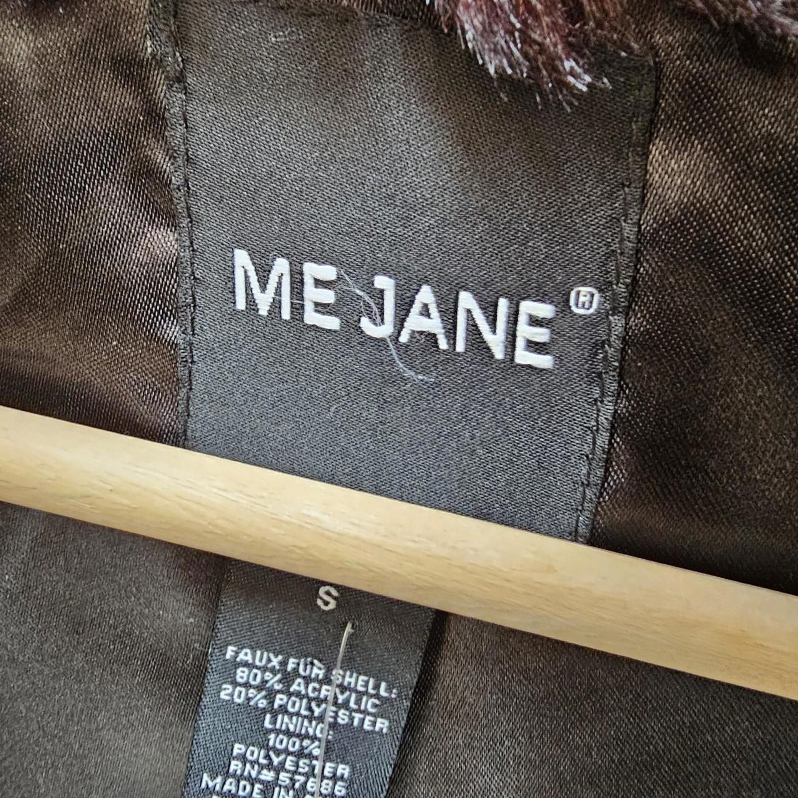 Other Women's Burgundy Me Jane Faux Fur Vest Size S / US 4 / IT 40 - 3 Thumbnail