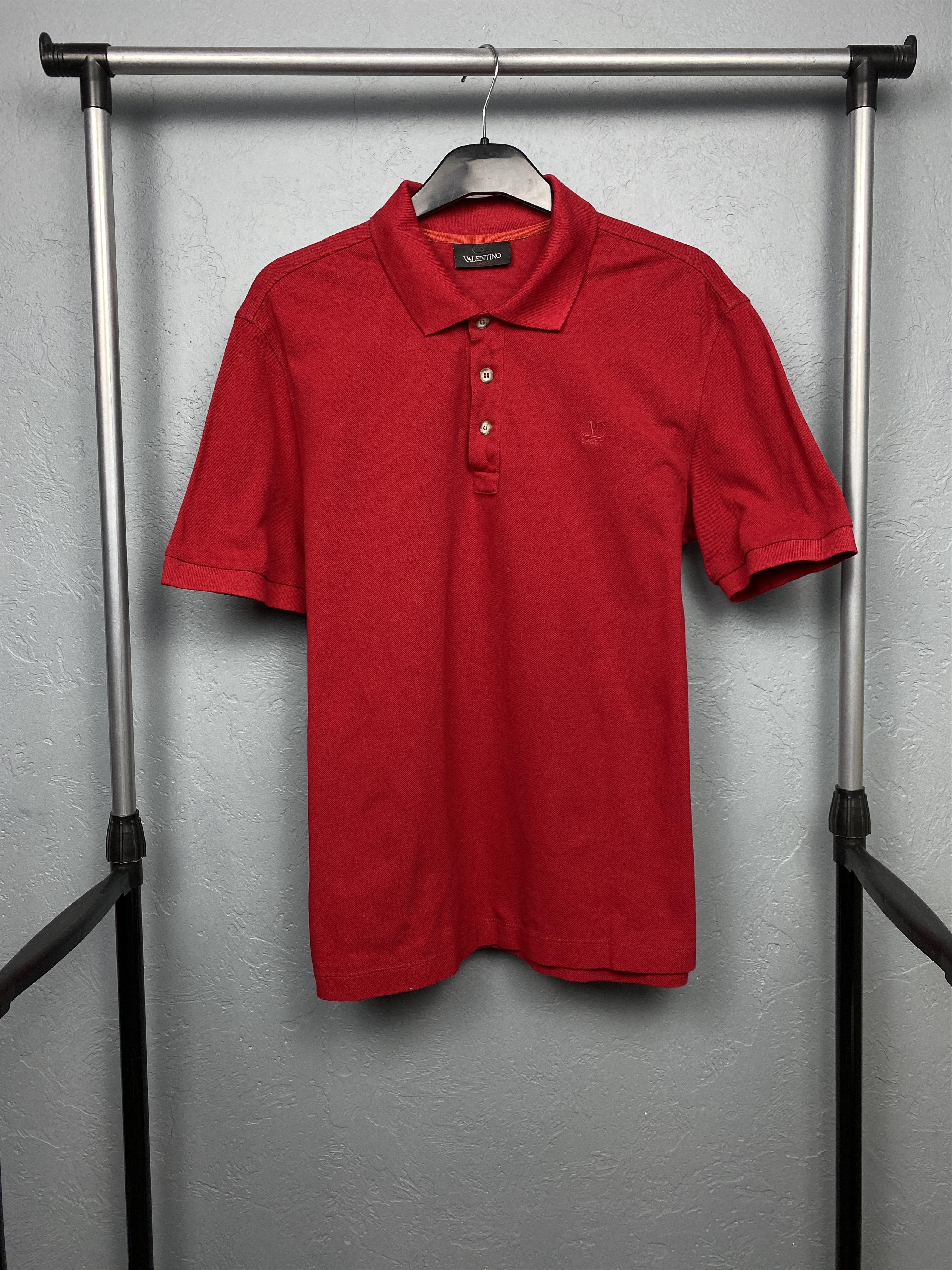 Valentino Sport 90s Vintage Mens Polo Shirt