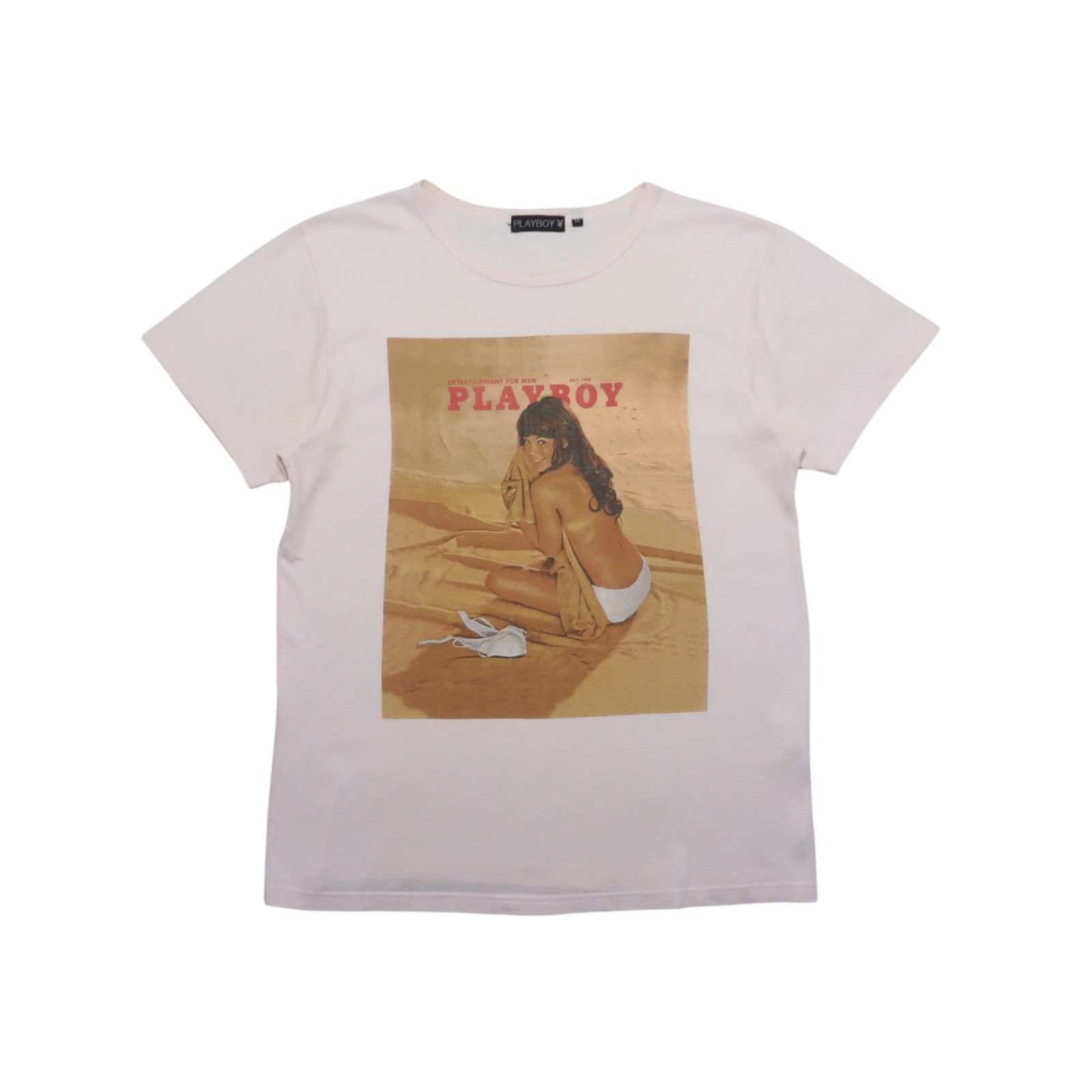 1969s Playboy Magazine Sexy Naked Girl Tee