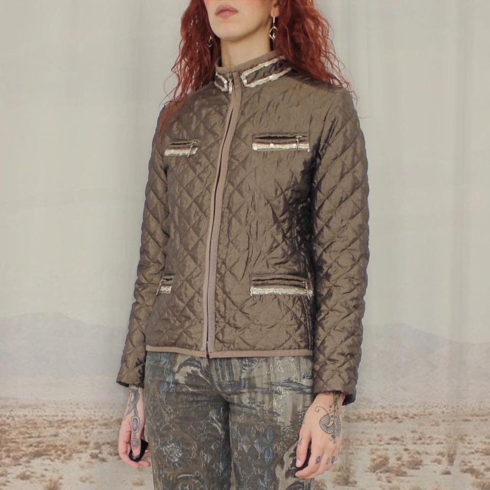 Vintage 🩰BROWN PUFFER JACKET🩰 Size M / US 6-8 / IT 42-44 - 1 Thumbnail