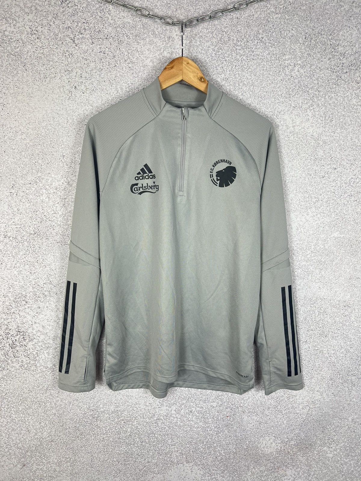 Adidas FC Copenhagen Adidas Soccer Training Jacket Football Kit Size US M / EU 48-50 / 2 - 1 Thumbnail