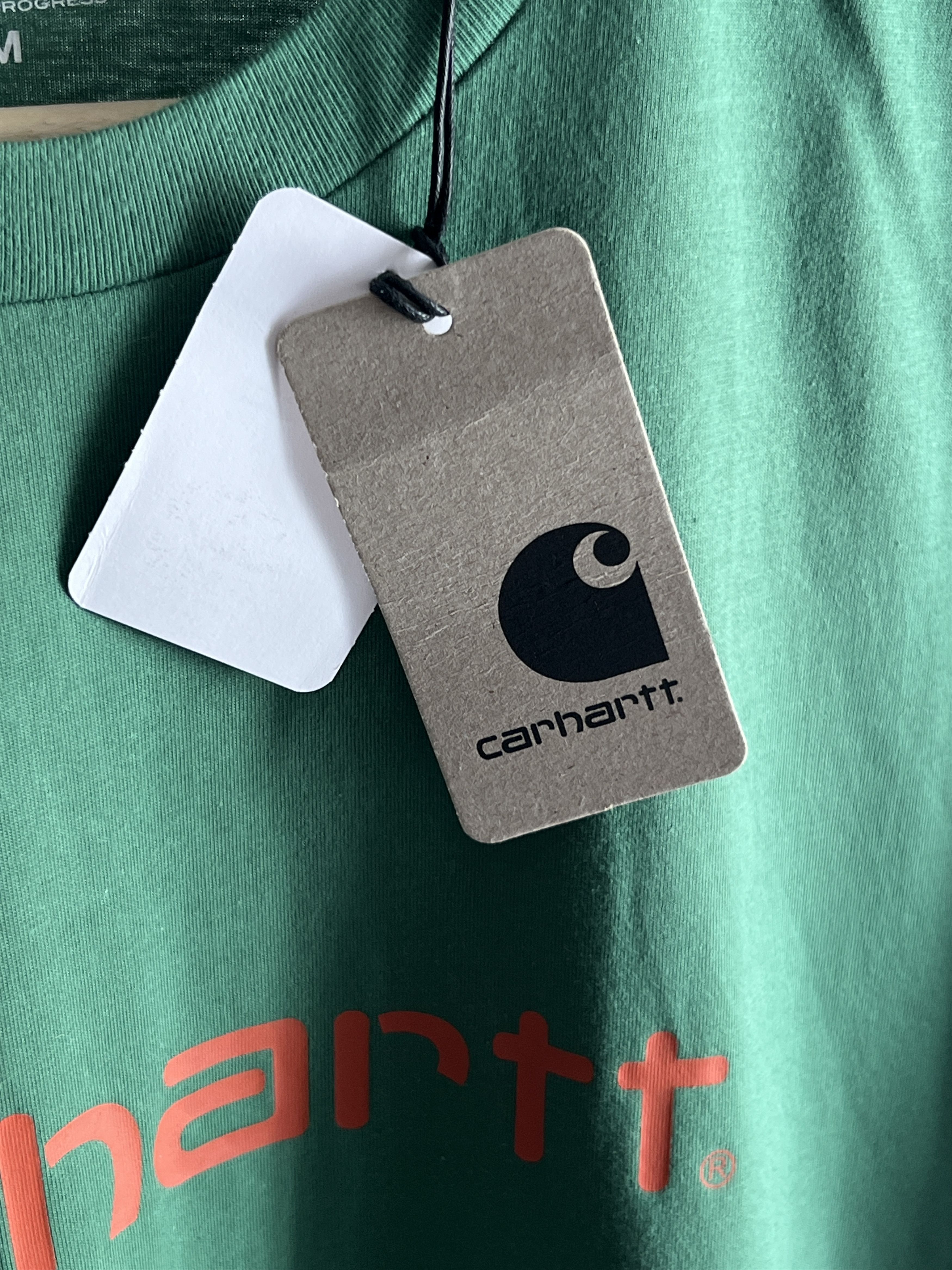 Carhartt × Carhartt Wip Carhartt T-shirts Work Wear Y2K Japanese Style Size US M / EU 48-50 / 2 - 4 Thumbnail