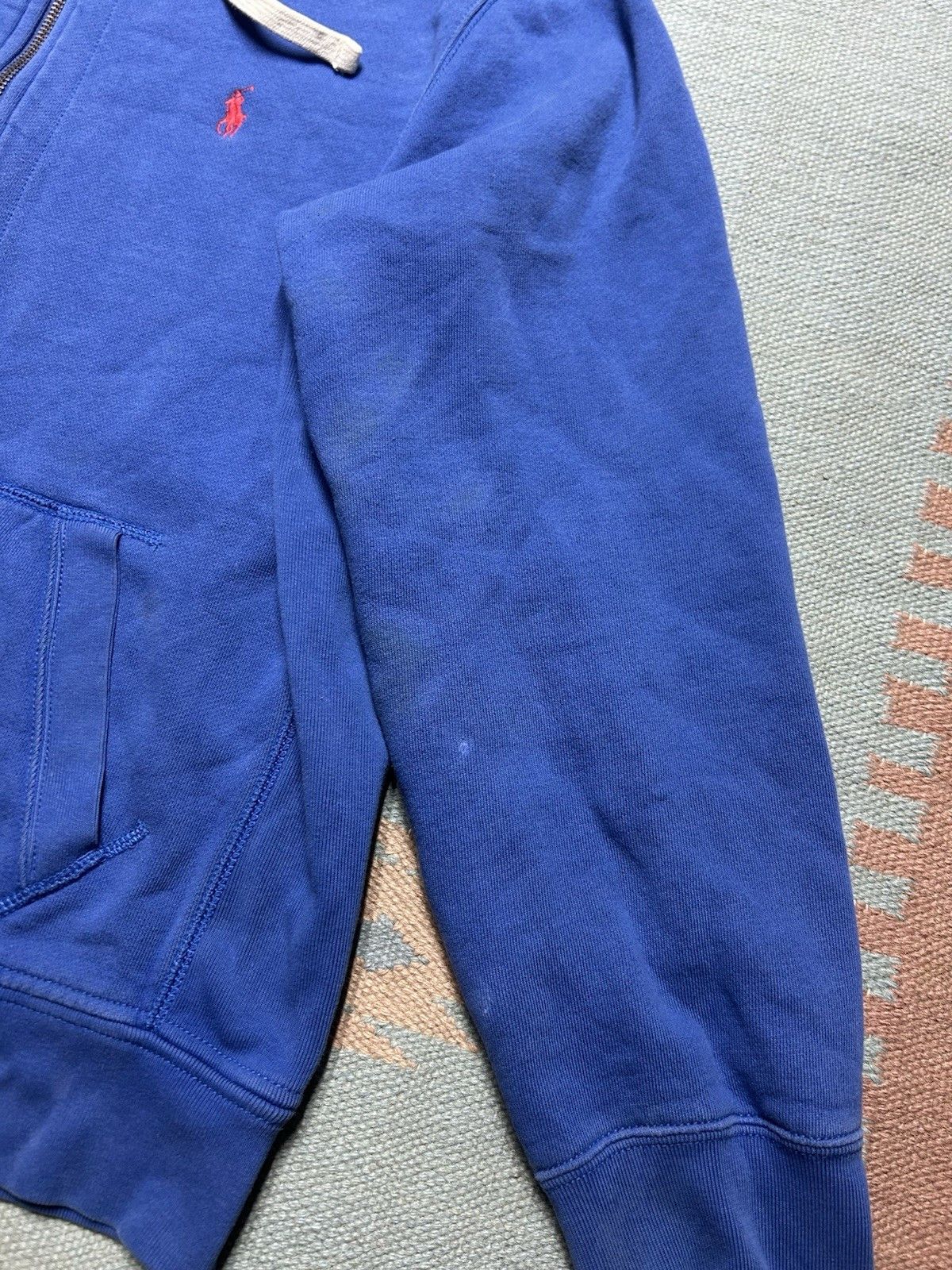 Vintage Vtg polo Ralph Lauren hoodie zip waffle thermal hood pony XL Size US XL / EU 56 / 4 - 3 Thumbnail