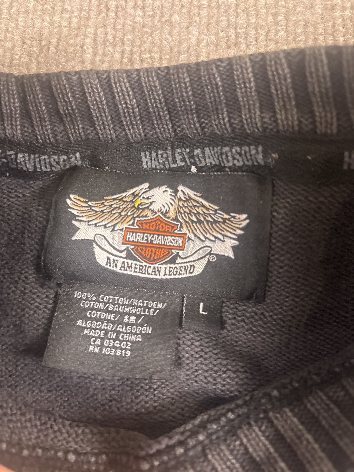Harley Davidson Harley Davidson men’s gray large crewneck sweater Size US L / EU 52-54 / 3 - 4 Thumbnail