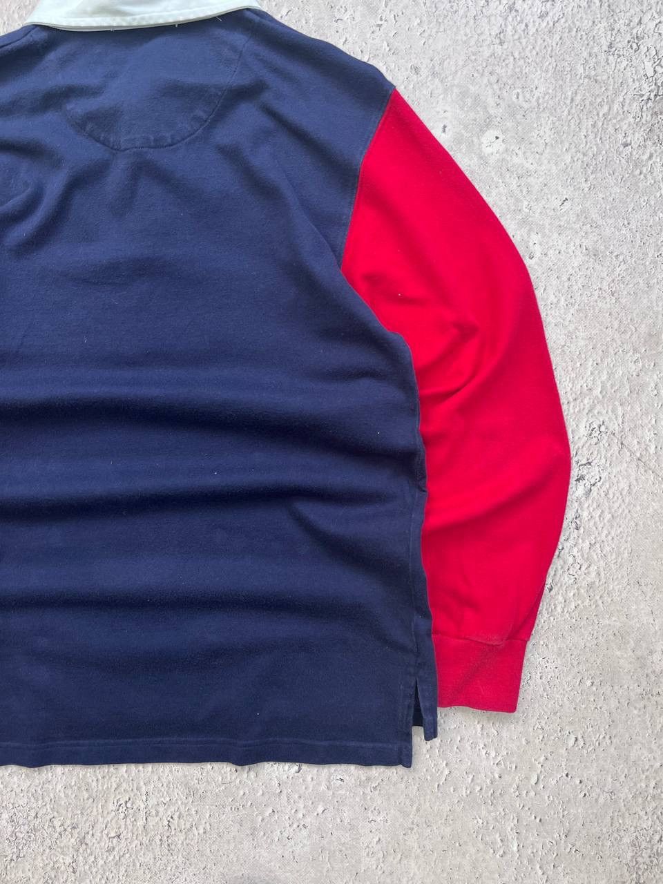 Polo Ralph Lauren × Ralph Lauren × Vintage Vintage Polo Ralph Lauren Rugby Shirt Long Sleeve Striped Size US M / EU 48-50 / 2 - 9 Thumbnail