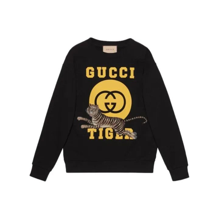 Gucci Gucci SS22 Tiger Logo Sweatshirt for Men Size US XS / EU 42 / 0 - 1 Thumbnail