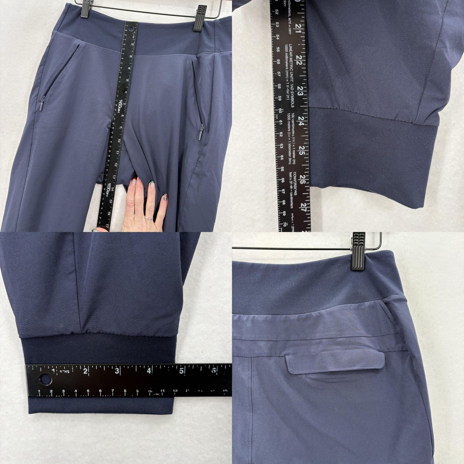 Athleta Athleta Jogger Pants Womens 6 Blue Tapered Insulated Lined Pockets Stretch Quick Dry outdoor Activewear Casual XS-? Size 28" / US 6 / IT 42 - 8 Thumbnail